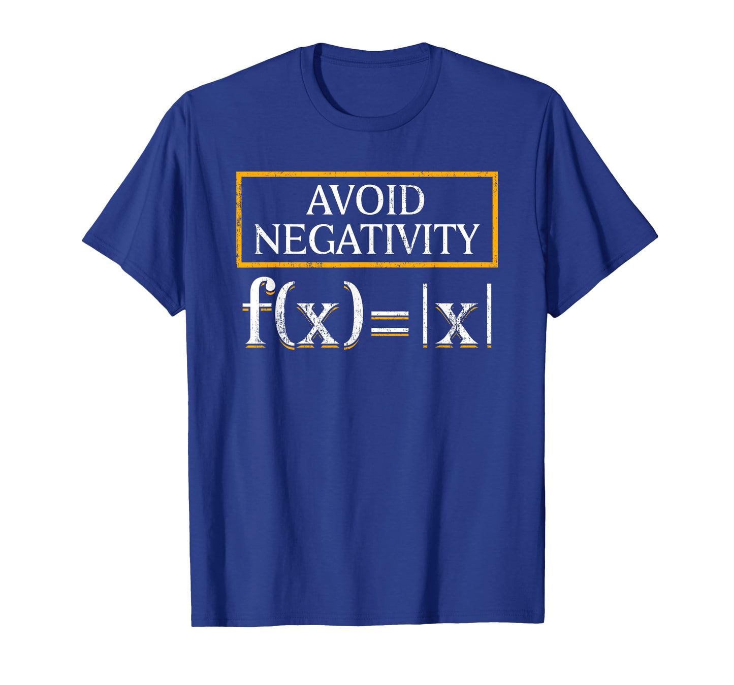 Avoid Negativity Math Teachers Formula Equation Solution Men Women T-Shirt