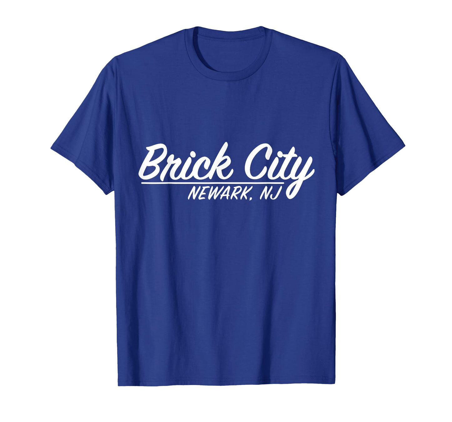 Brick City Newark NJ City New Jersey hometown Retro Script T-Shirt
