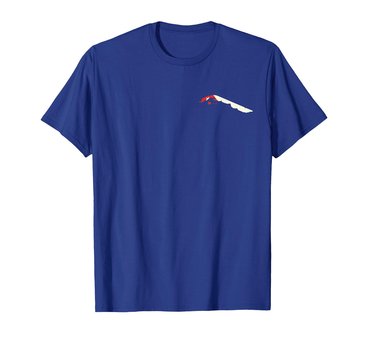 Cuba Map with Flag Design Caribbean Island Pride T-Shirt
