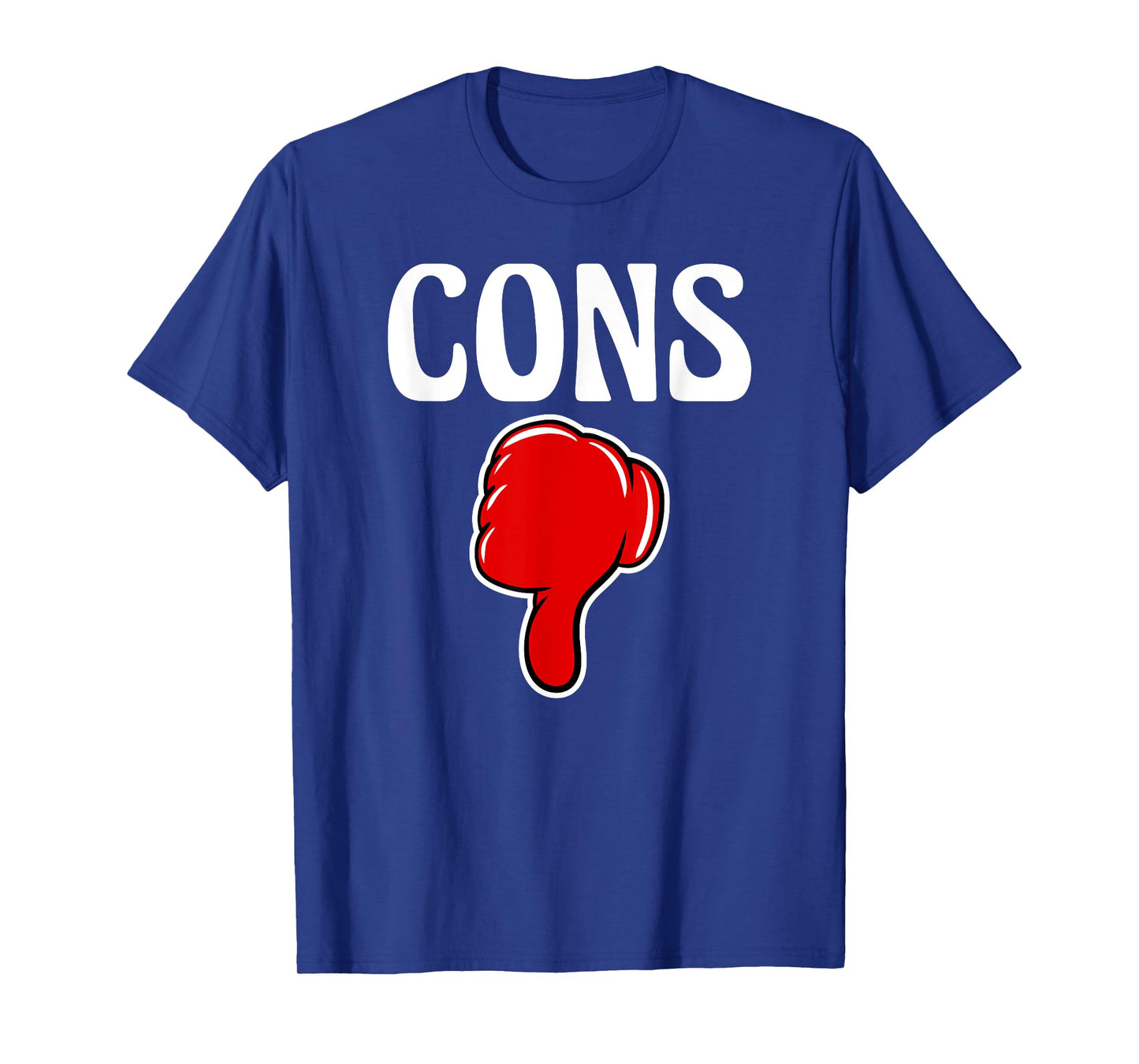 Pros And Cons Matching Couple Halloween Best Friends T-Shirt