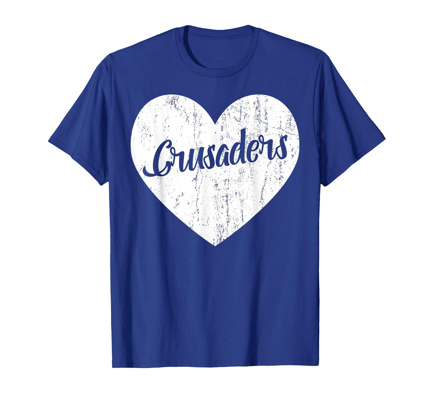 Crusaders School Sports Fan Team Spirit Mascot Heart Gift T-Shirt