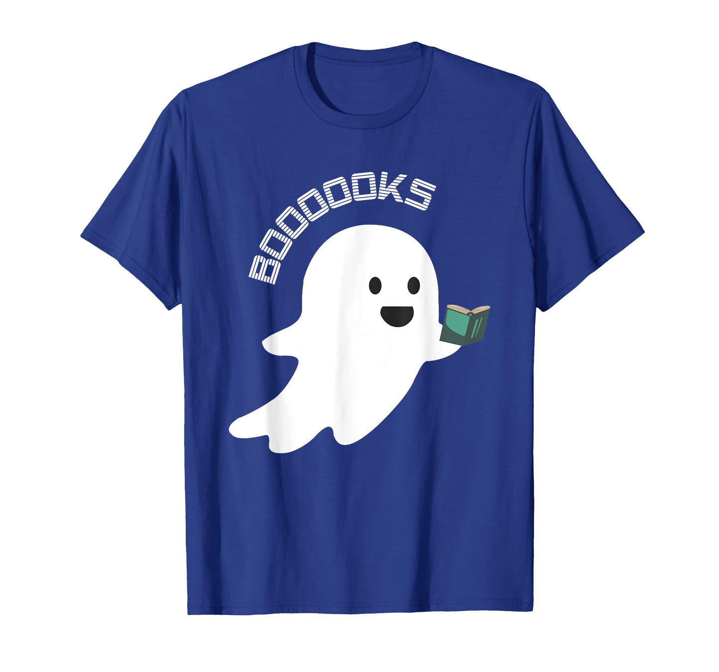 BOOKS BOO Ghost Reading Funny Halloween Book Lover Design T-Shirt