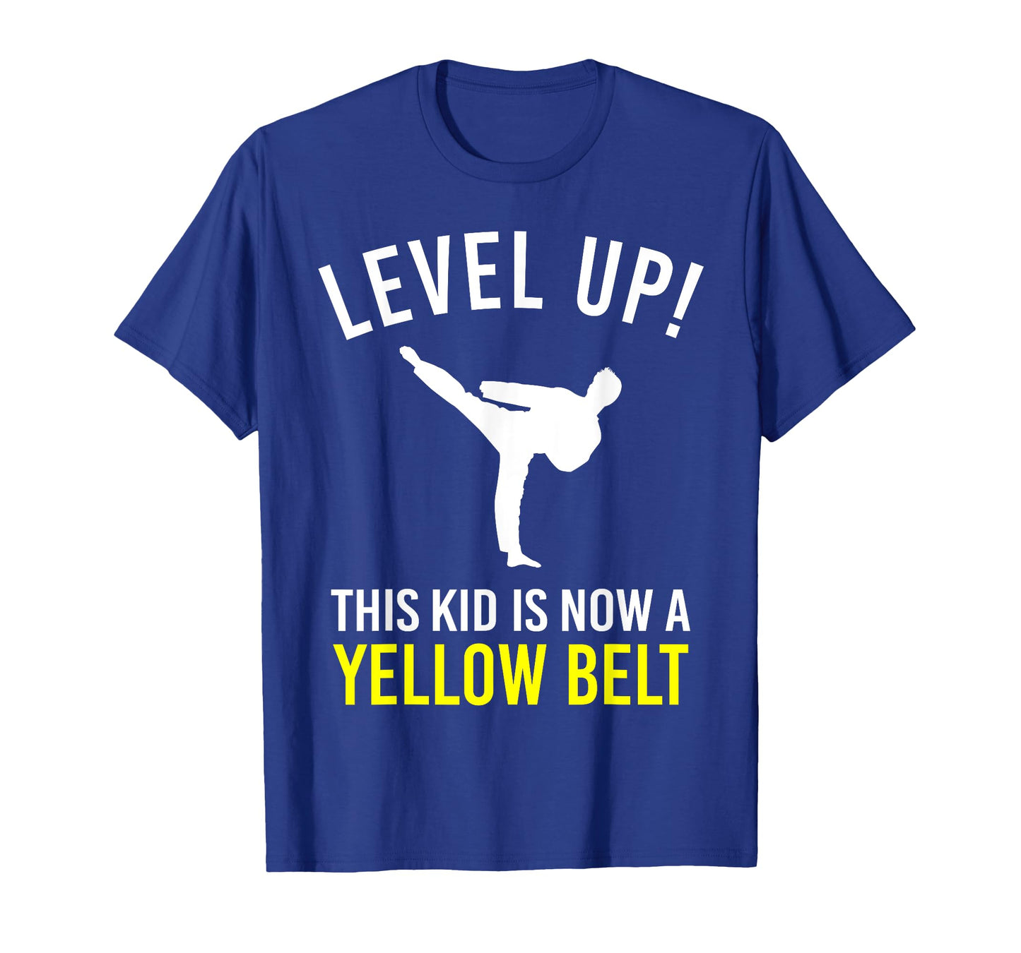 Level Up! This Kid is Now a Yellow Belt Karate Award T-Shirt