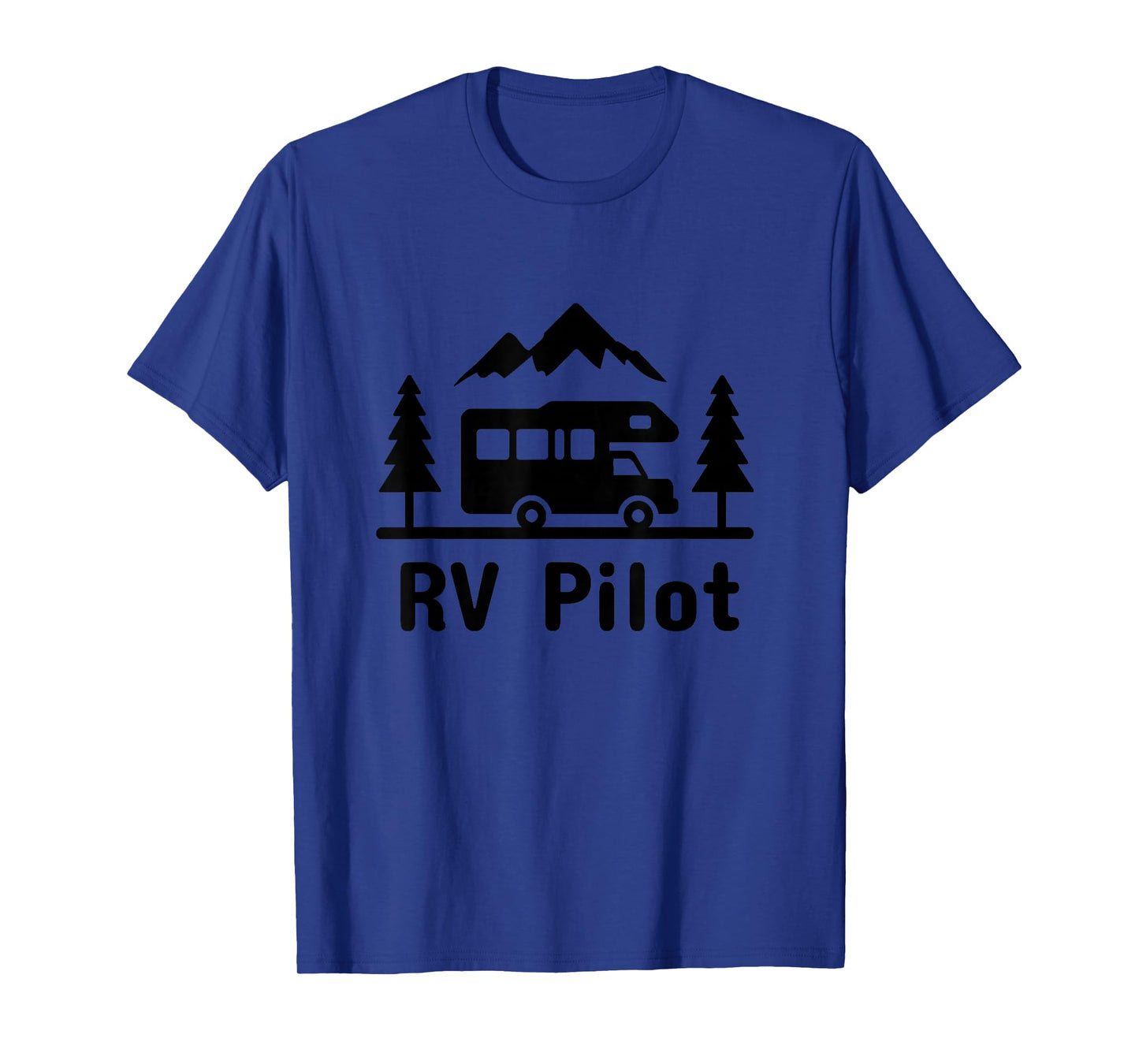 RV Pilot Camping Motorhome Road Trip Camper T-Shirt