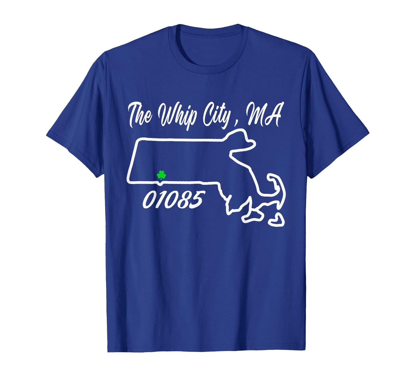 The Whip City, MA 01085 Cool State Pride T-Shirt