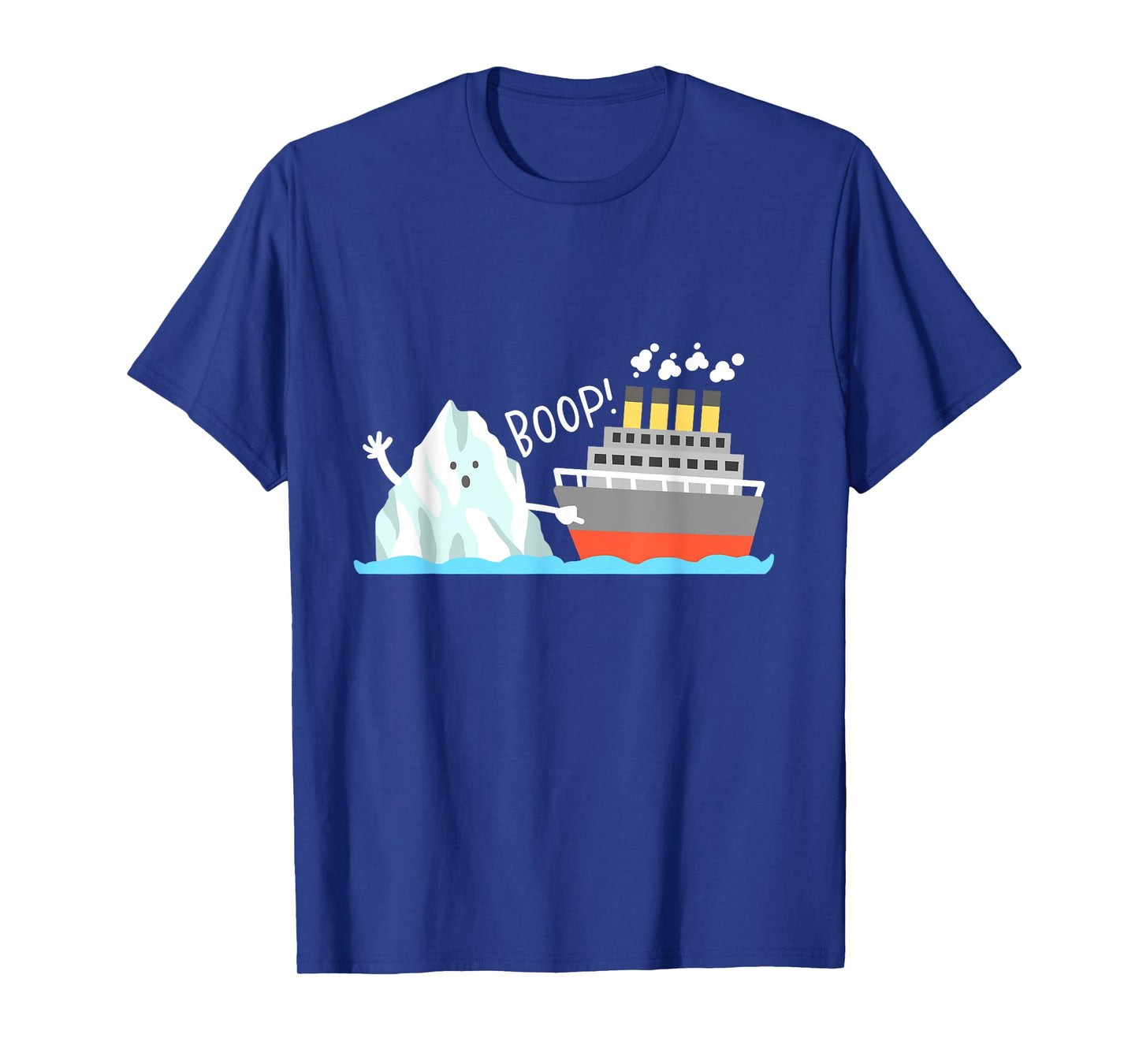 Boop Funny Titanic and Iceberg Pun Joke Meme Boys Girls Kids T-Shirt