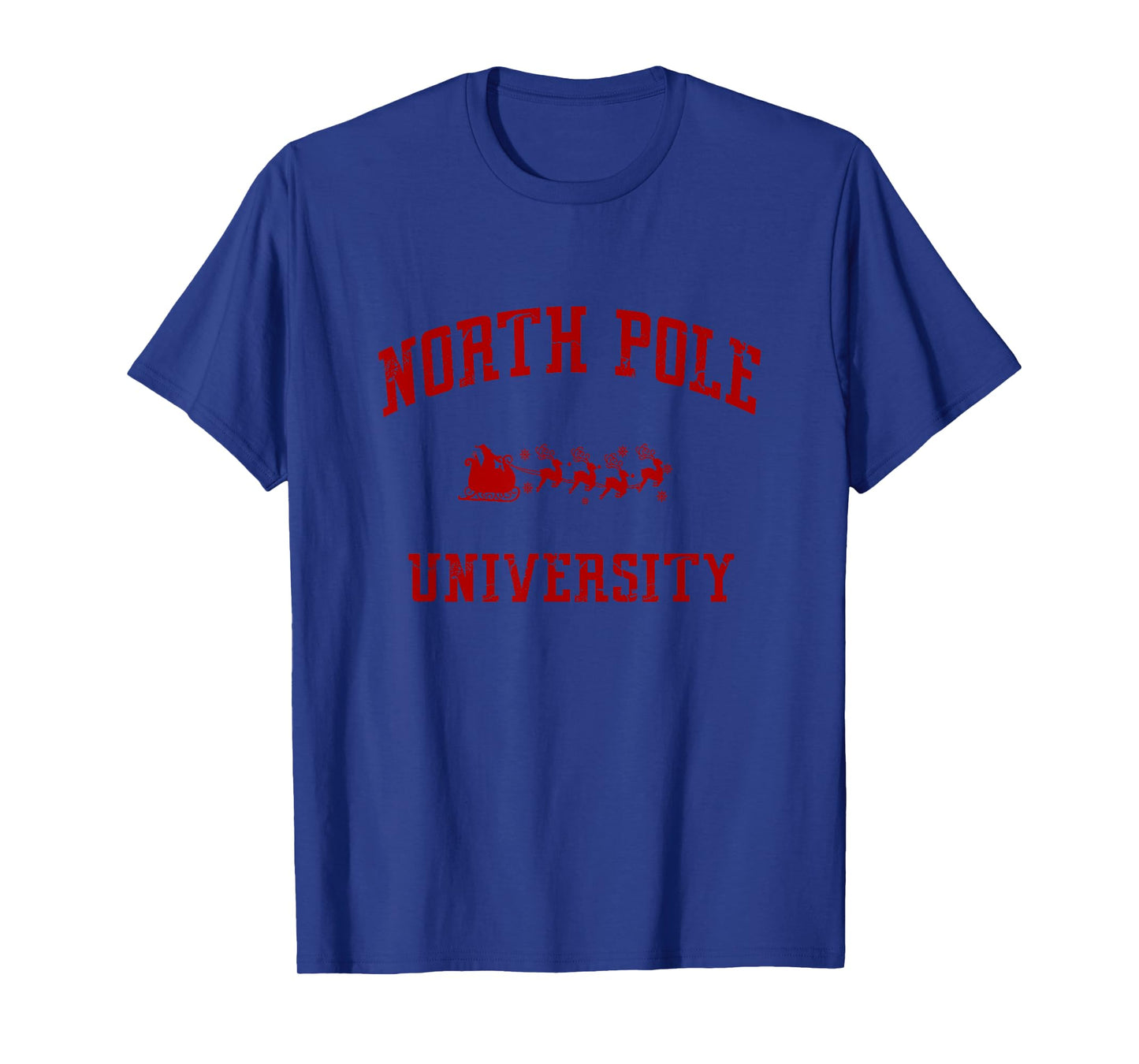 North Pole University Christmas Shirt T-Shirt