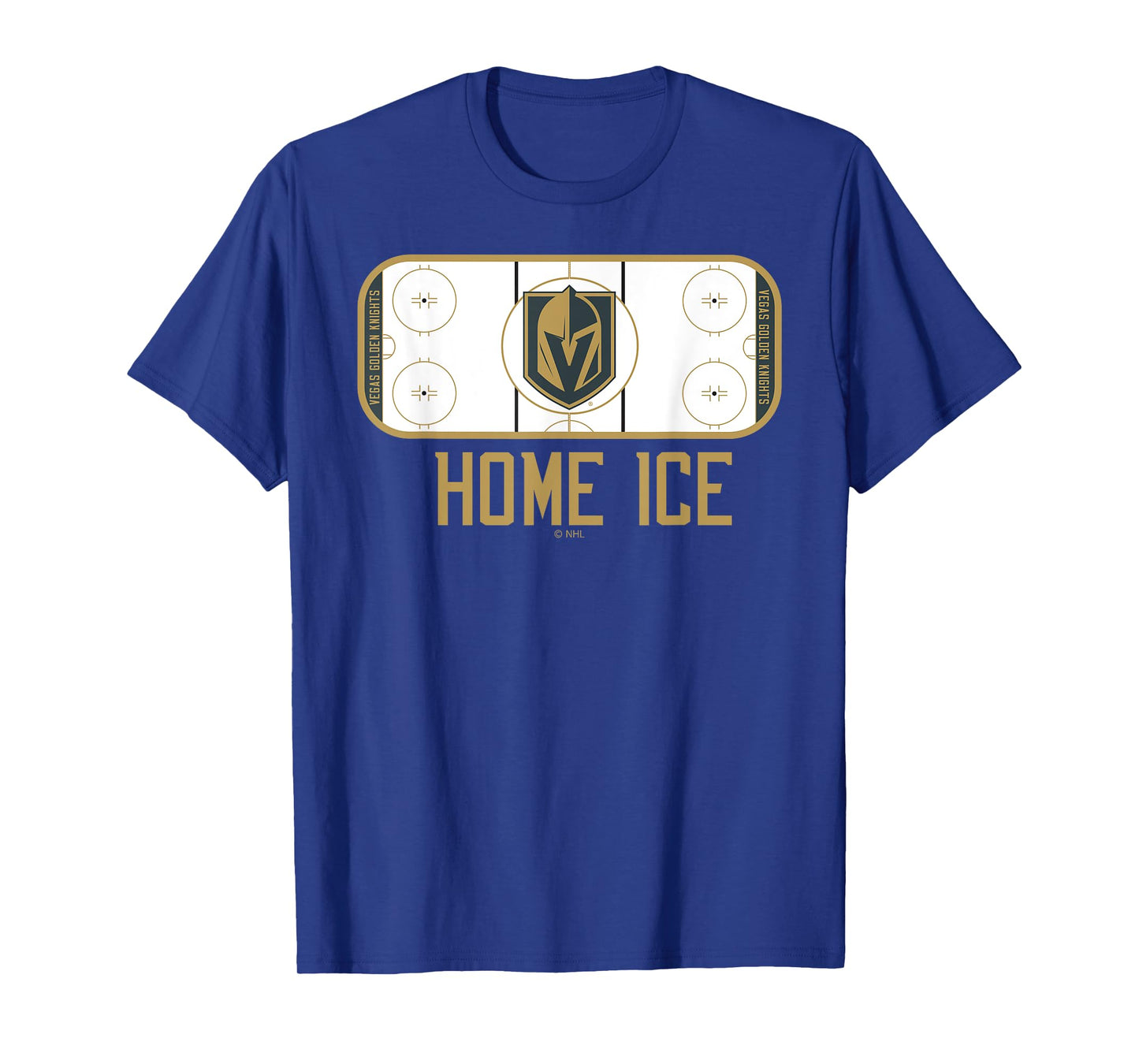 Vegas Golden Knights Home Ice Black Officially Licensed T-Shirt