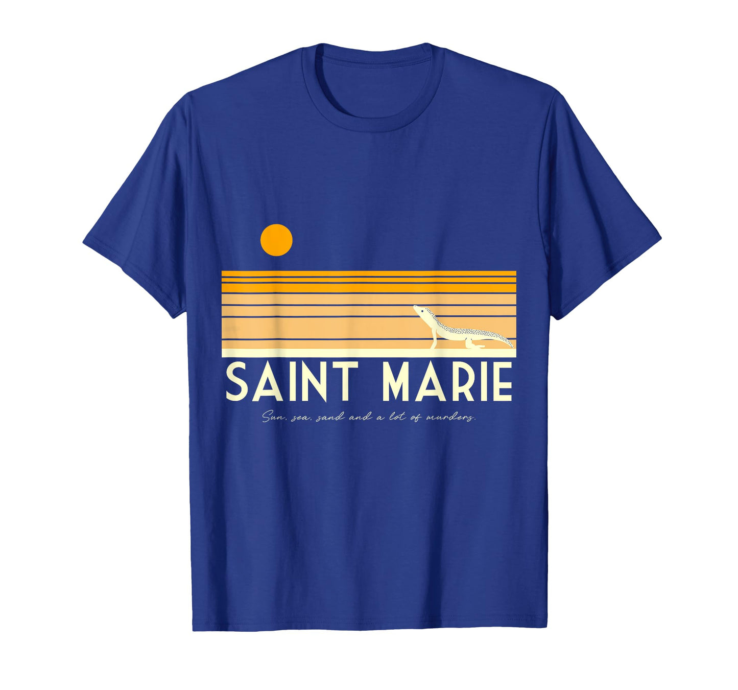 Visit Saint Marie. Tropical Island Detective Paradise T-Shirt