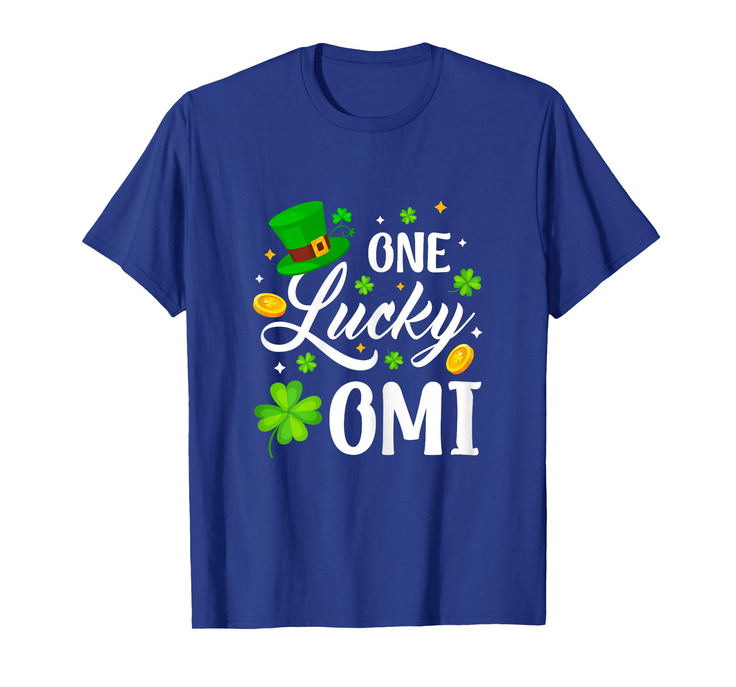 Happy St. Patrick's Day Shamrock One Lucky Omi Women T-Shirt