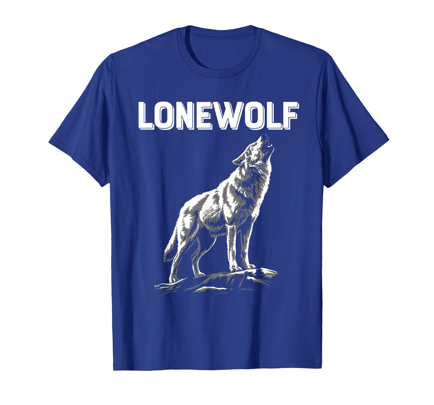 Alpha Lone Wolf Tee Pack Member Wildlife Howling T-Shirt