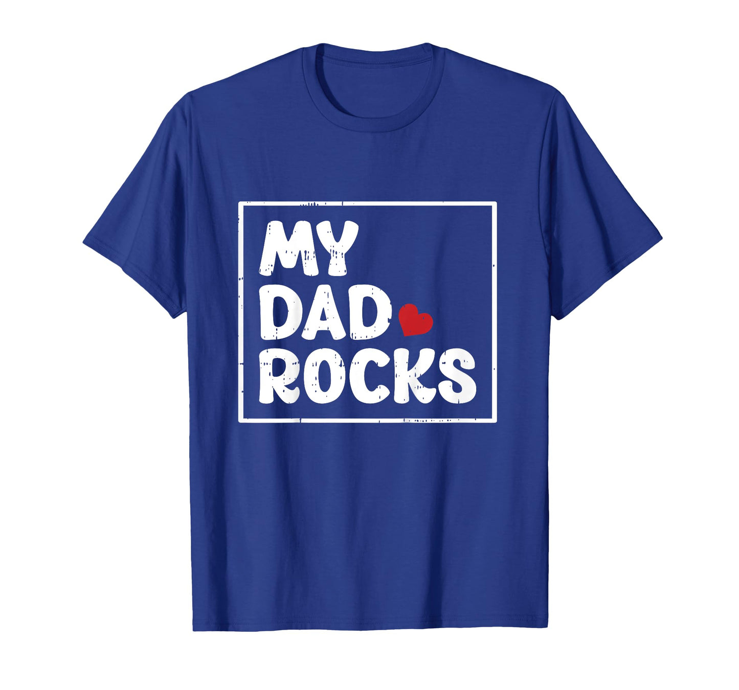 My Dad Rocks Fathers Day Cool Baby Boys Girls Kids Toddlers T-Shirt