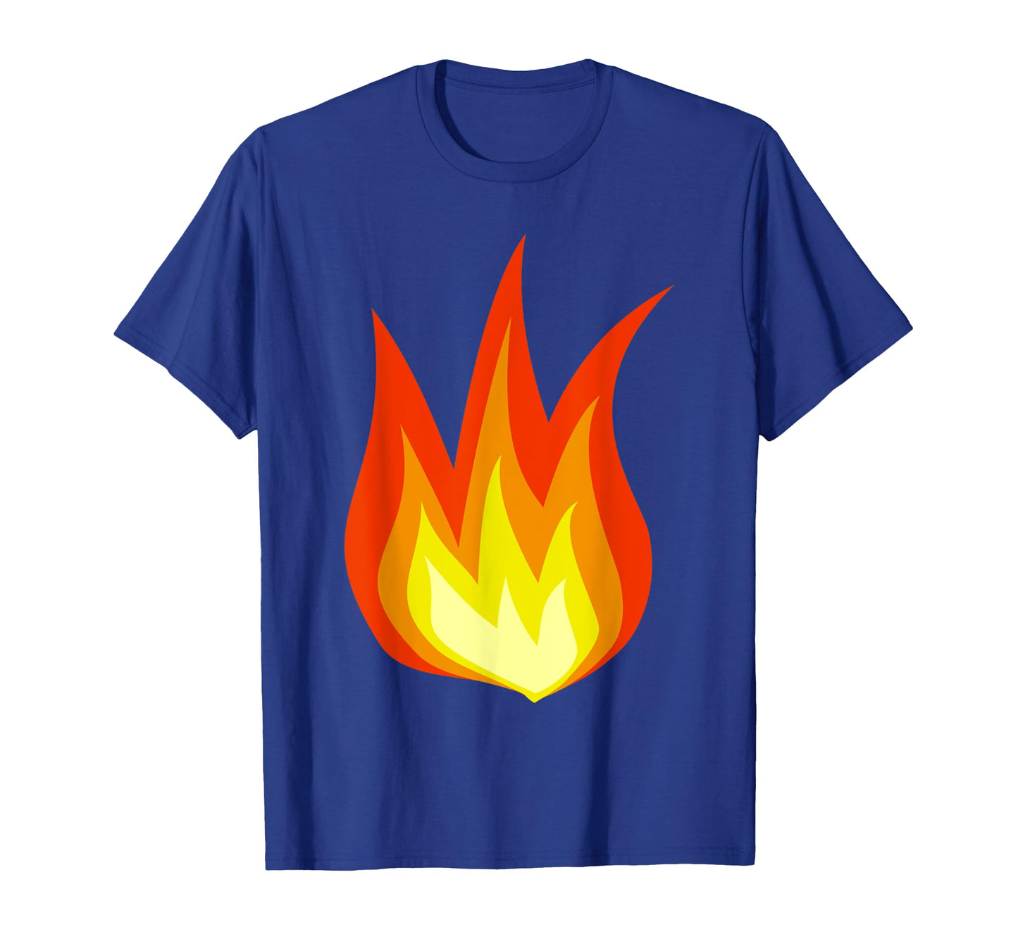 Fire Costume or "It's Lit" Social Media Flames Halloween Tee T-Shirt
