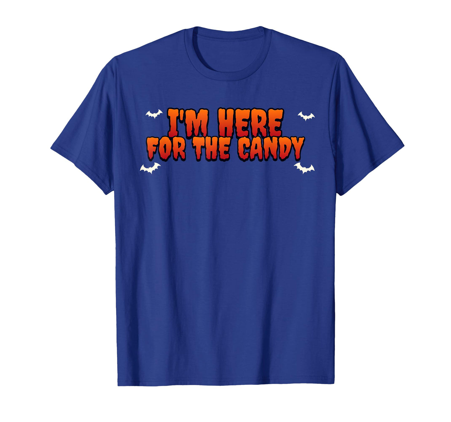 Funny Halloween Couples Costume Im Just Here for The Candy T-Shirt