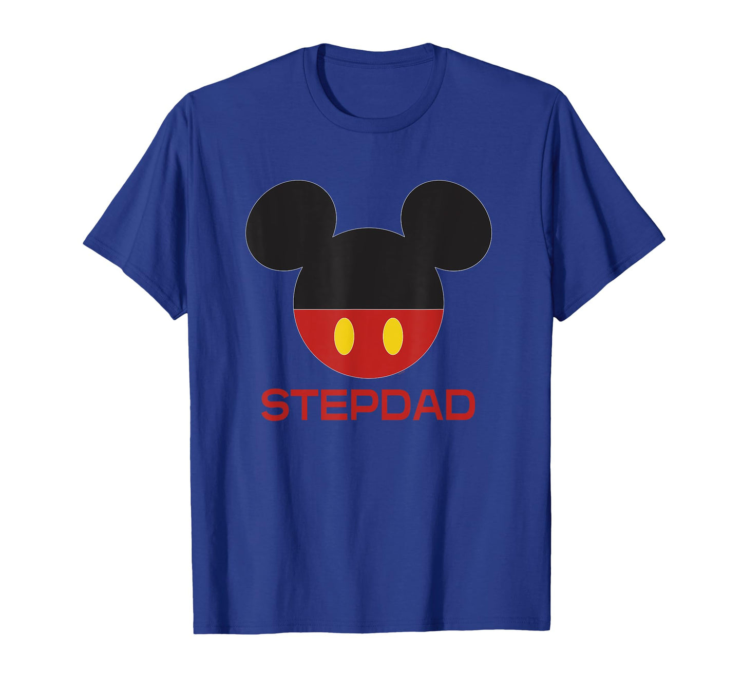 Disney Mickey Mouse Icon Shorts Stepdad Father’s Day T-Shirt