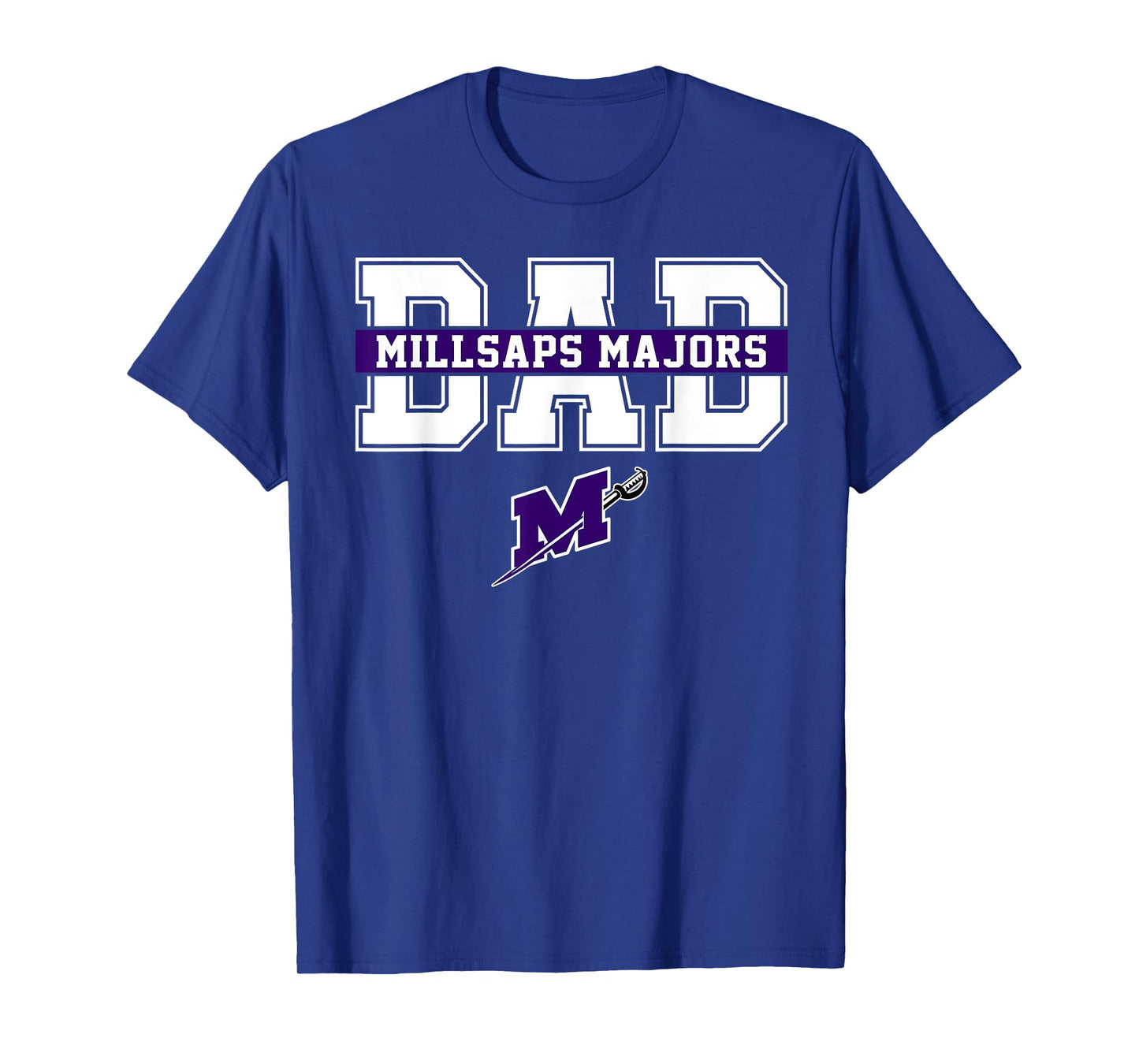 Millsaps College Dad Father Arch Vintage Design Men T-Shirt
