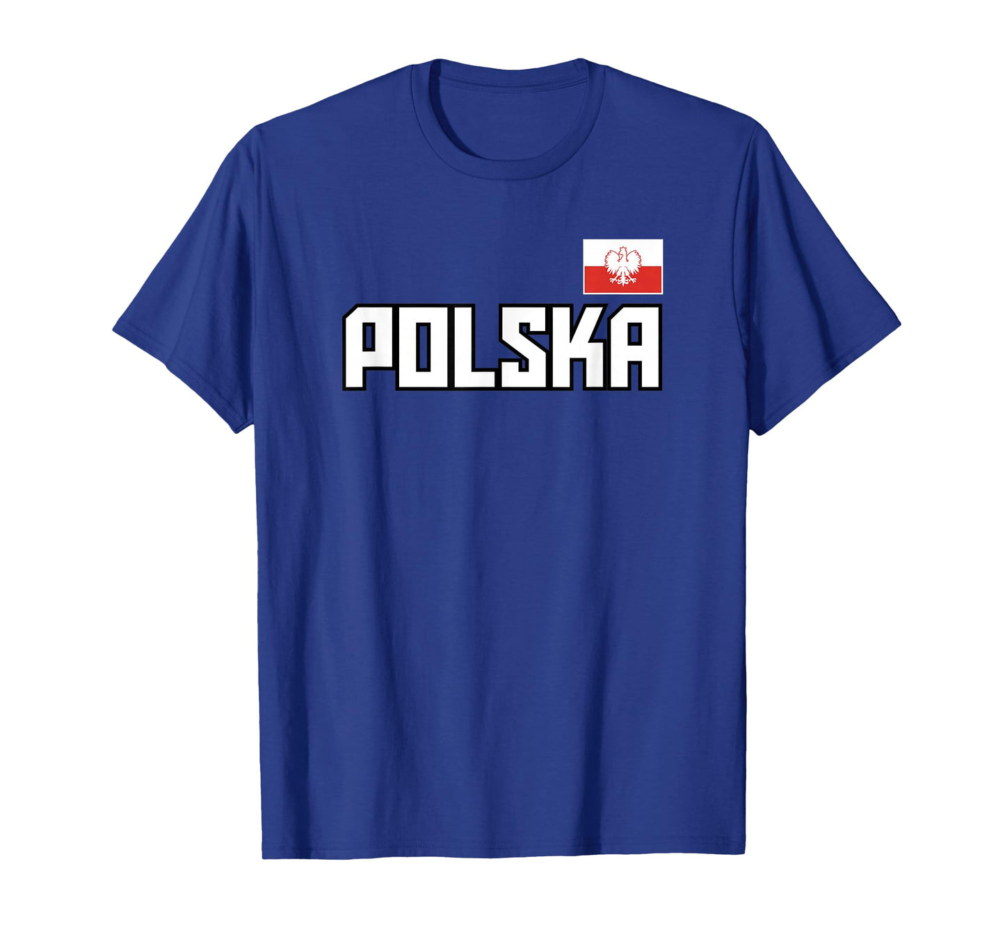 Polska Flag Poland Polish Pride Athletic Style Country T-Shirt