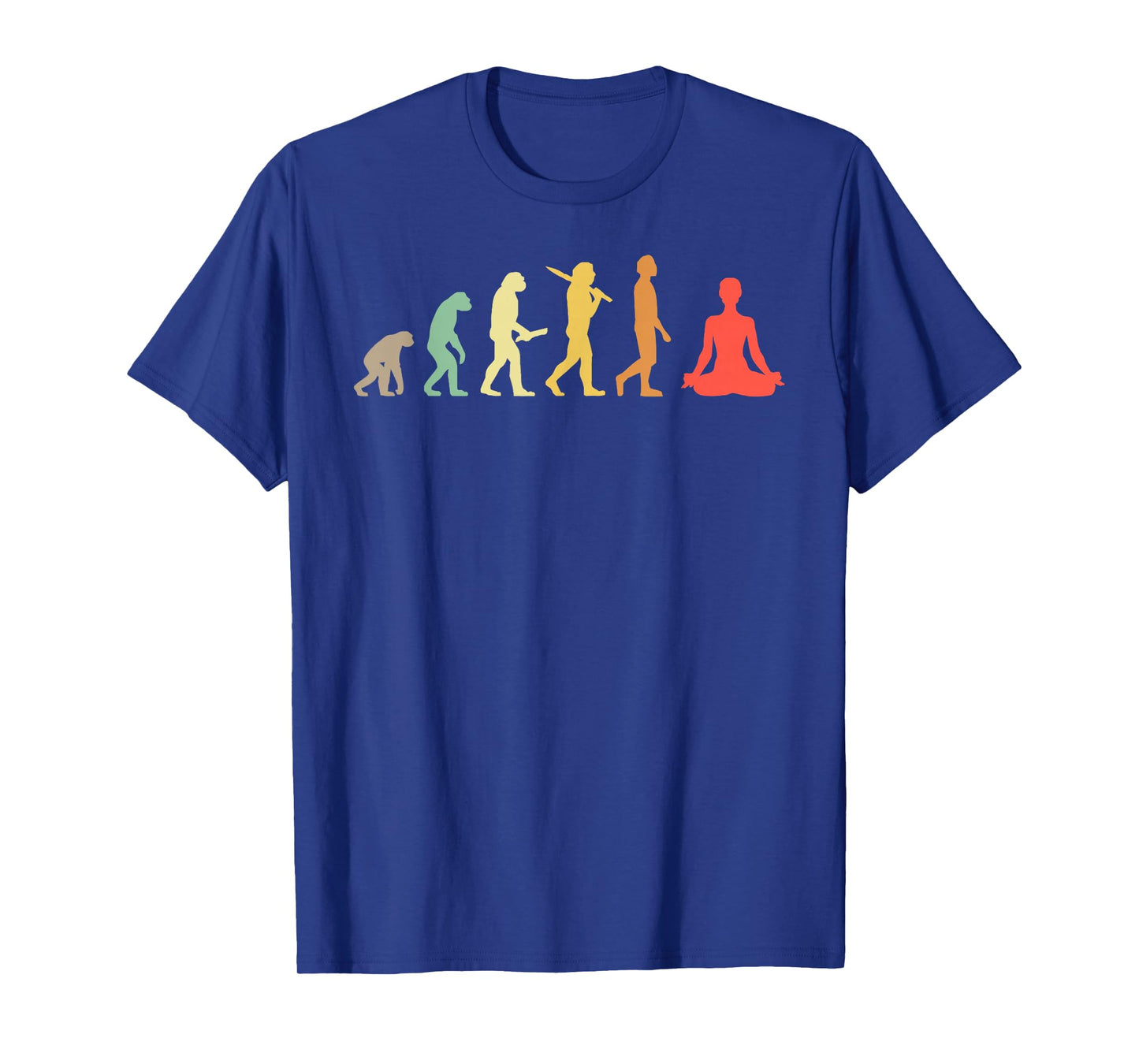 Retro Yoga Evolution Gift for Yogis & Yoga Lovers T-Shirt