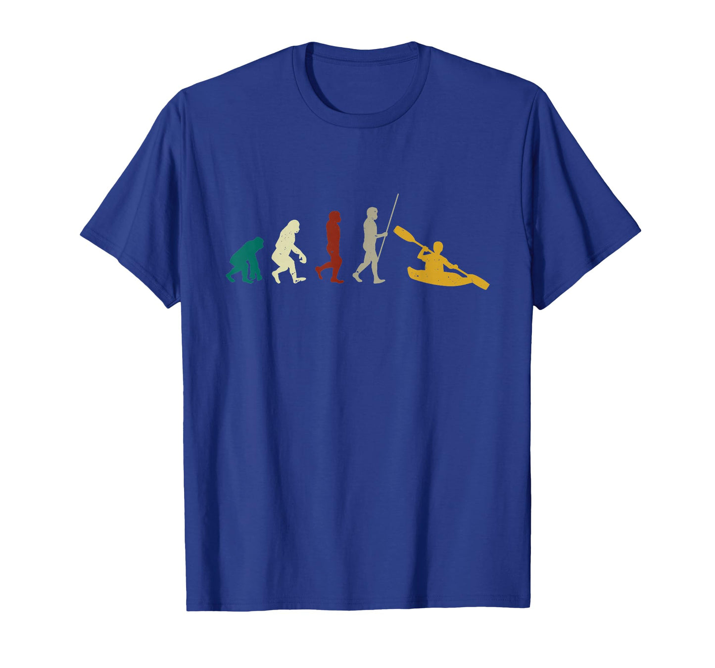 Canoe Kayak Evolution Paddler Kayaker Gift Canoeing Kayaking T-Shirt