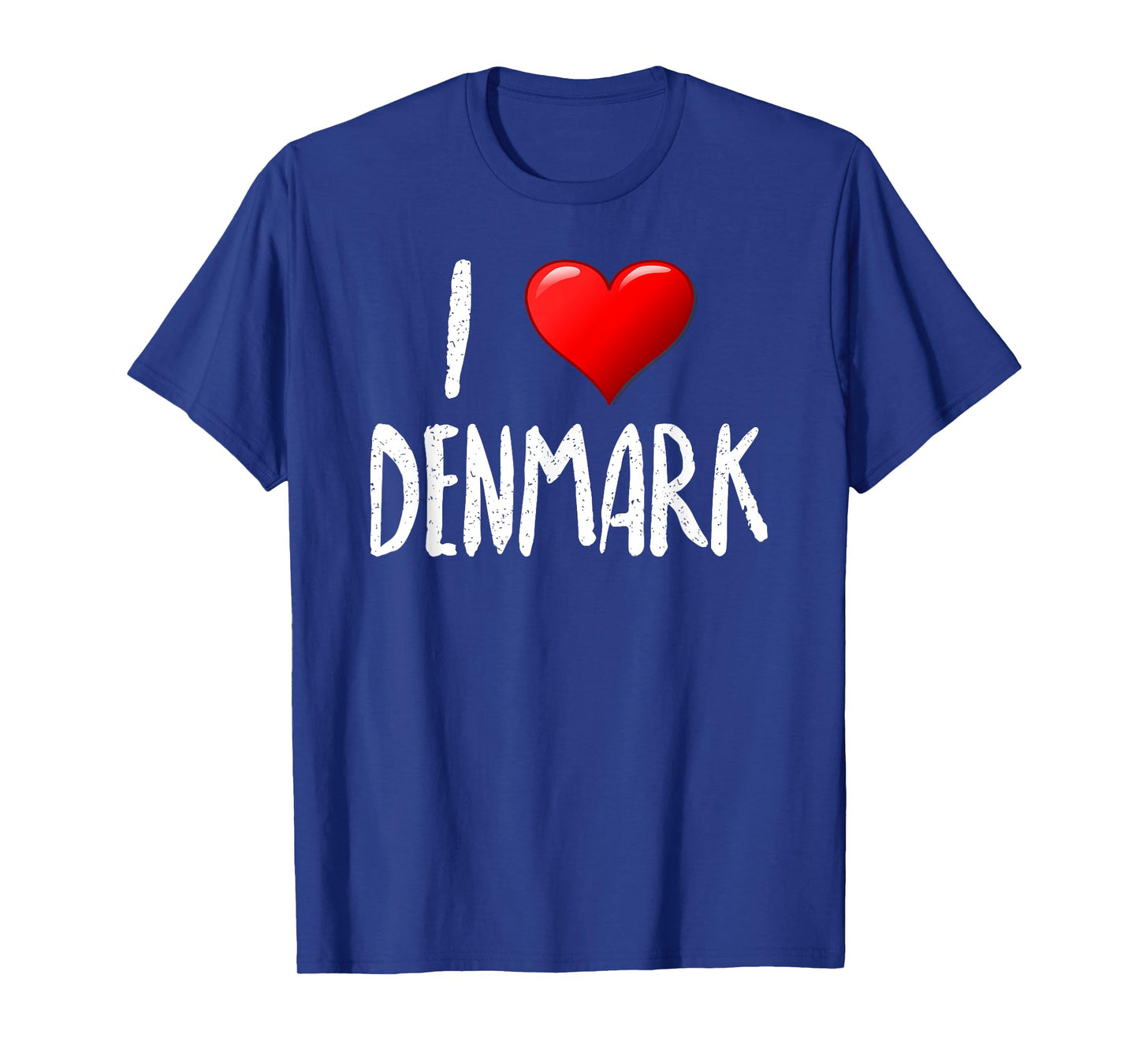 I Love Denmark- T-Shirt - Traveler - Souvenir T-Shirt