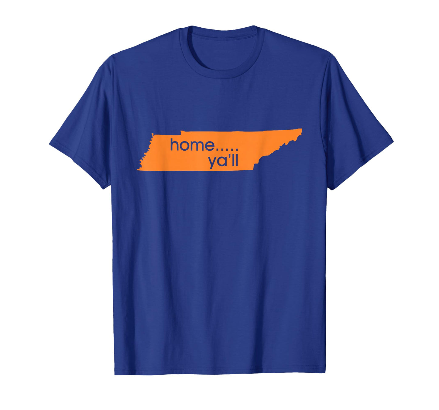 Tennessee Home Ya'll T Shape of the State T-Shirt