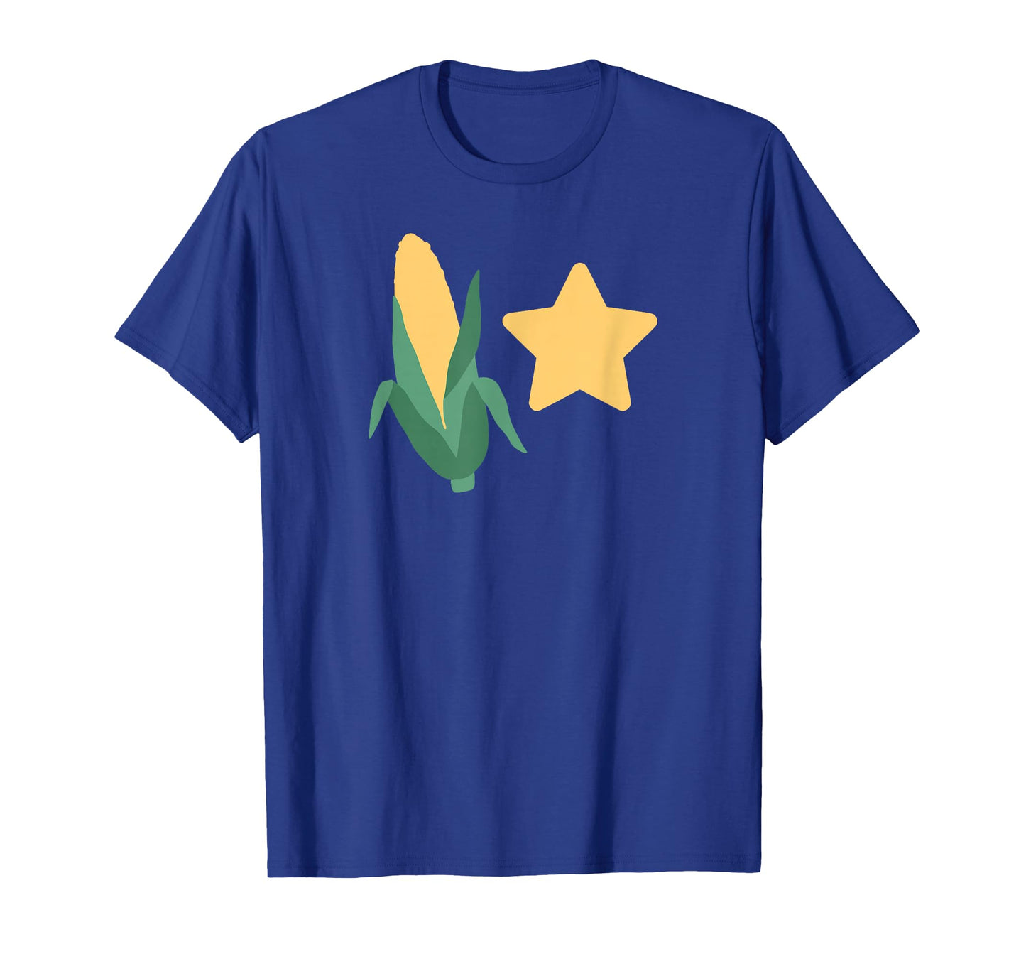 Funny Corn Star Design for Everyday Home Style T-Shirt
