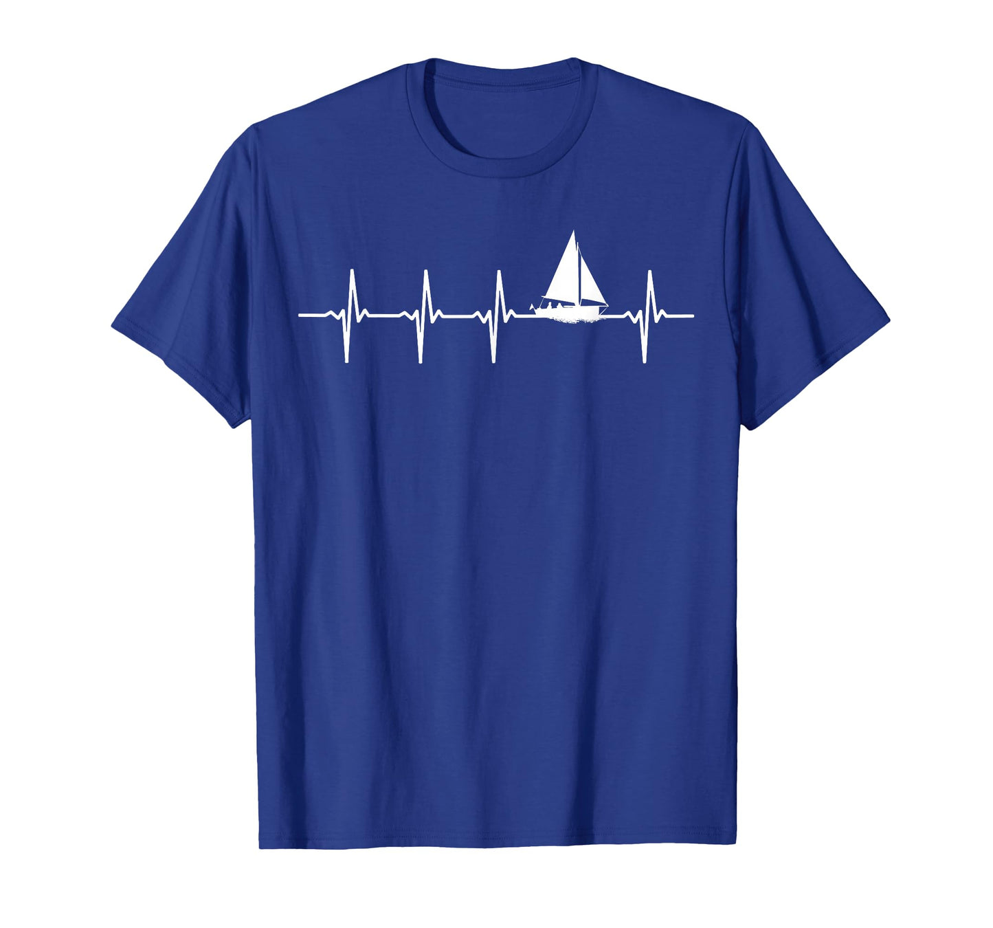Sailing Heartbeat - Sailboat Sailor T-Shirt