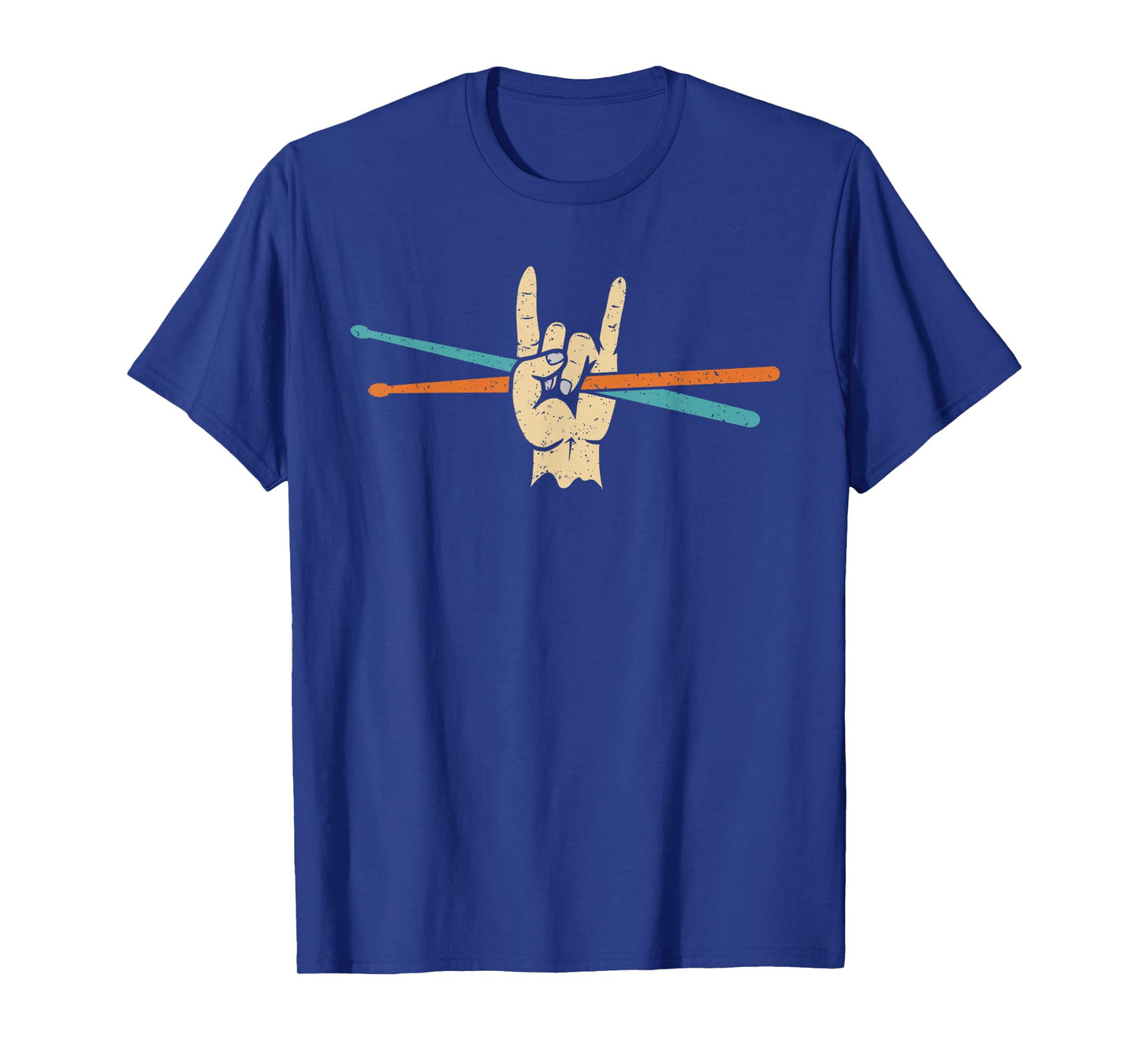 Retro Drum Sticks Art Men Boys Kids Percussion Drum Player T-Shirt