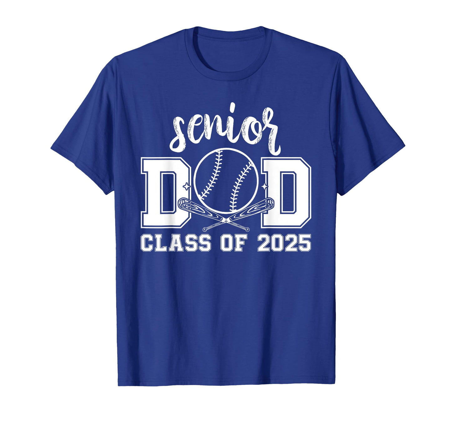 Senior Dad Baseball 2025 Class Of 2025 Proud Dad of Graduate T-Shirt