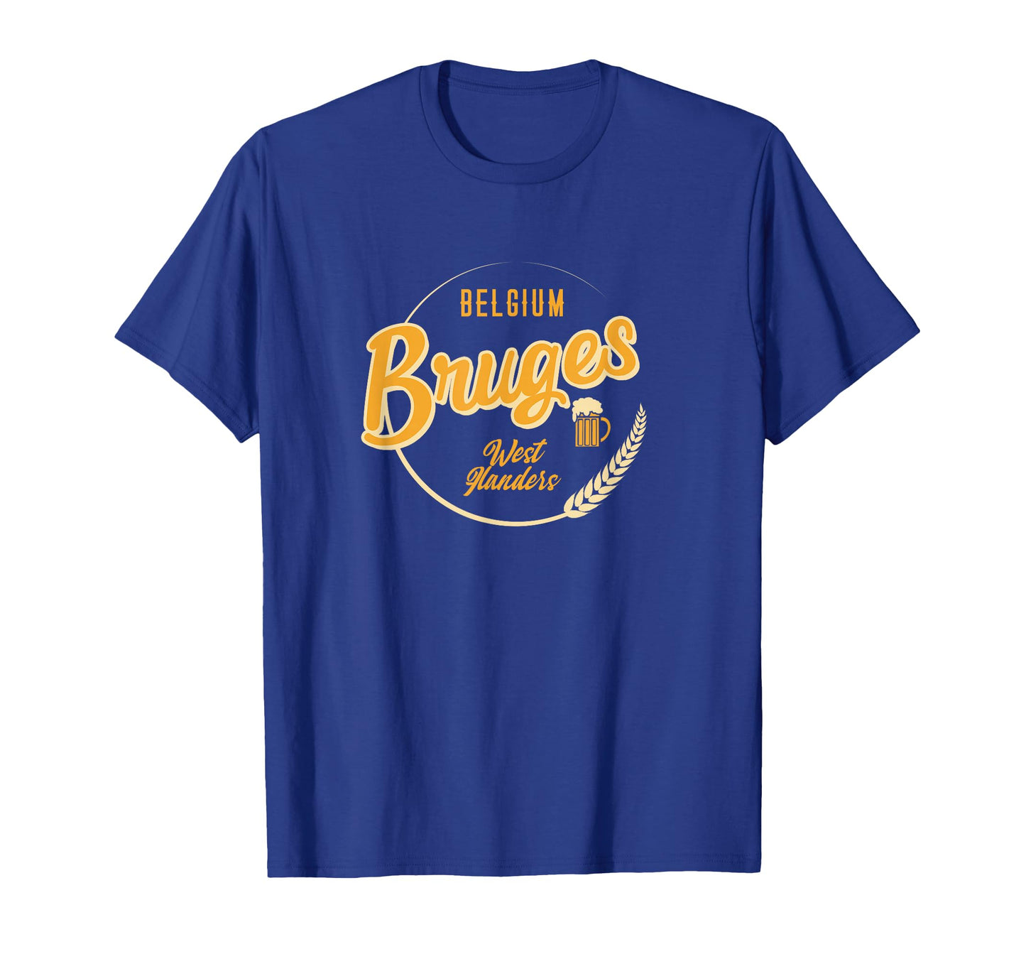 Bruges, Belgium - Belgian Retro Vacation T-Shirt