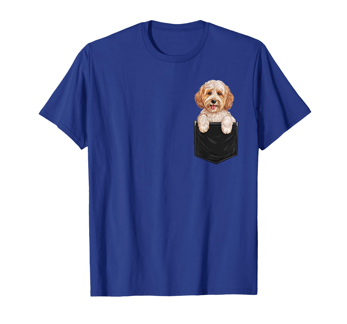 Funny Cockapoo In Pocket Dog Mom Dad T-Shirt