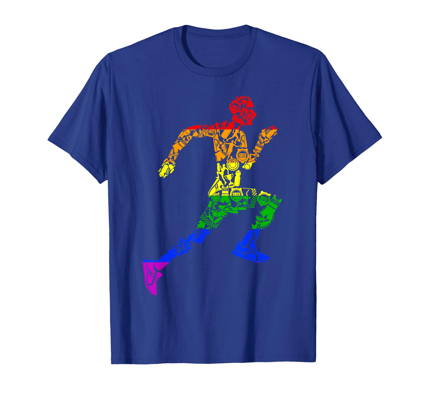 LGBT Gay Pride Rainbow Flag Gift - Running Gear Runner T-Shirt