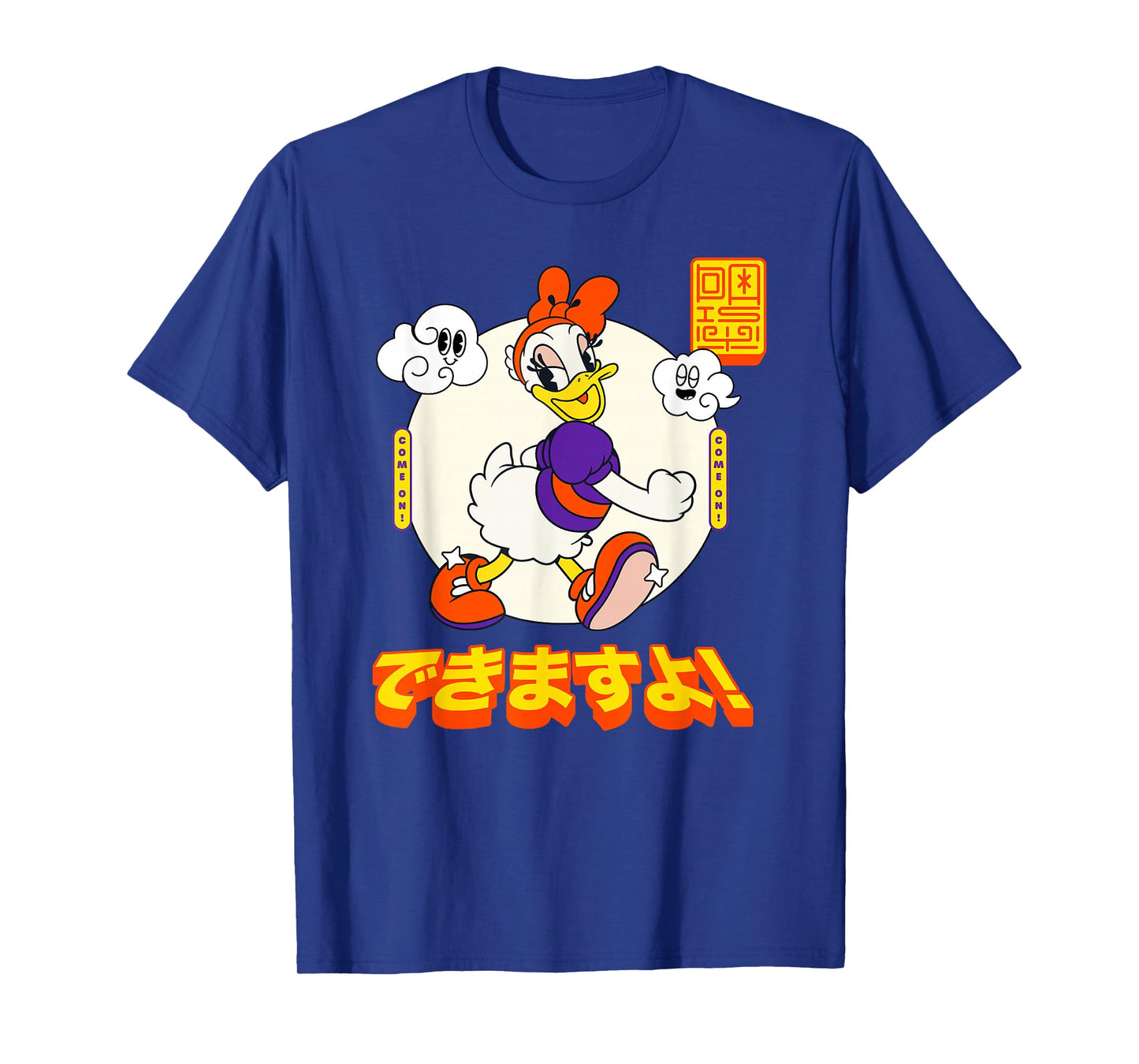 Disney Mickey And Friends Daisy Duck Come On! Manga Style T-Shirt