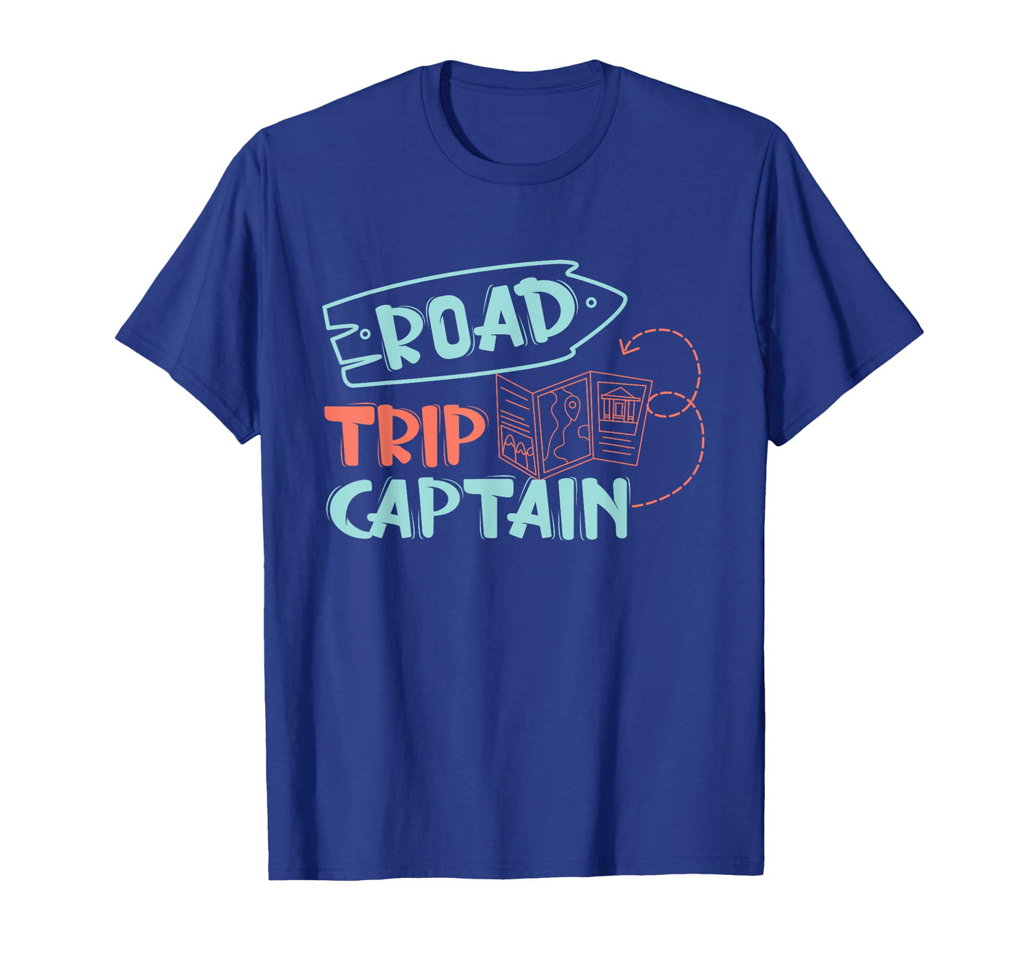 Road Trip Captain Traveler Vacation Explorer Adventure Gift T-Shirt