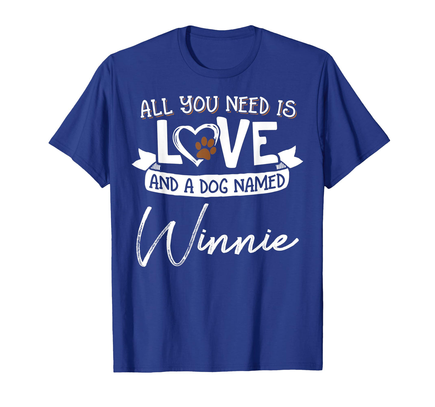 Cute Dog Named Winnie Shirt for Women and Men T-Shirt