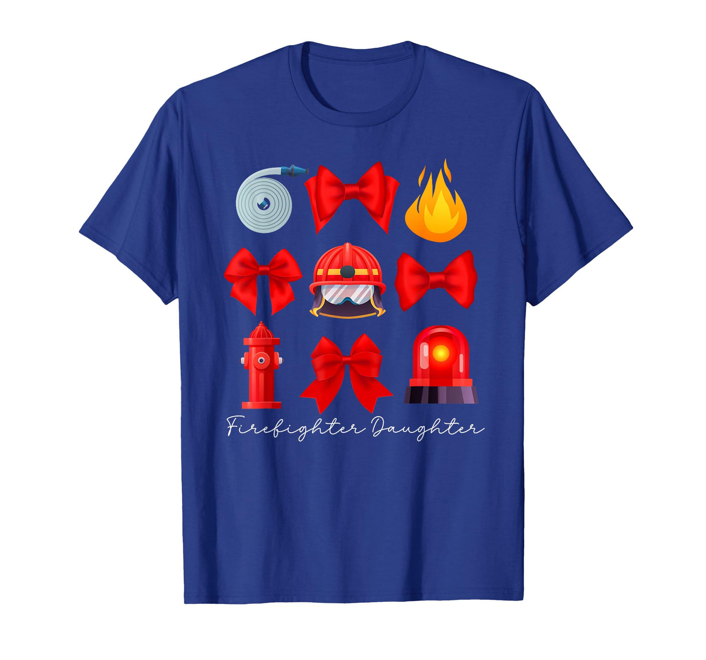 Firefighter Daughter Coquette Fire Daughter Fireman Daughter T-Shirt