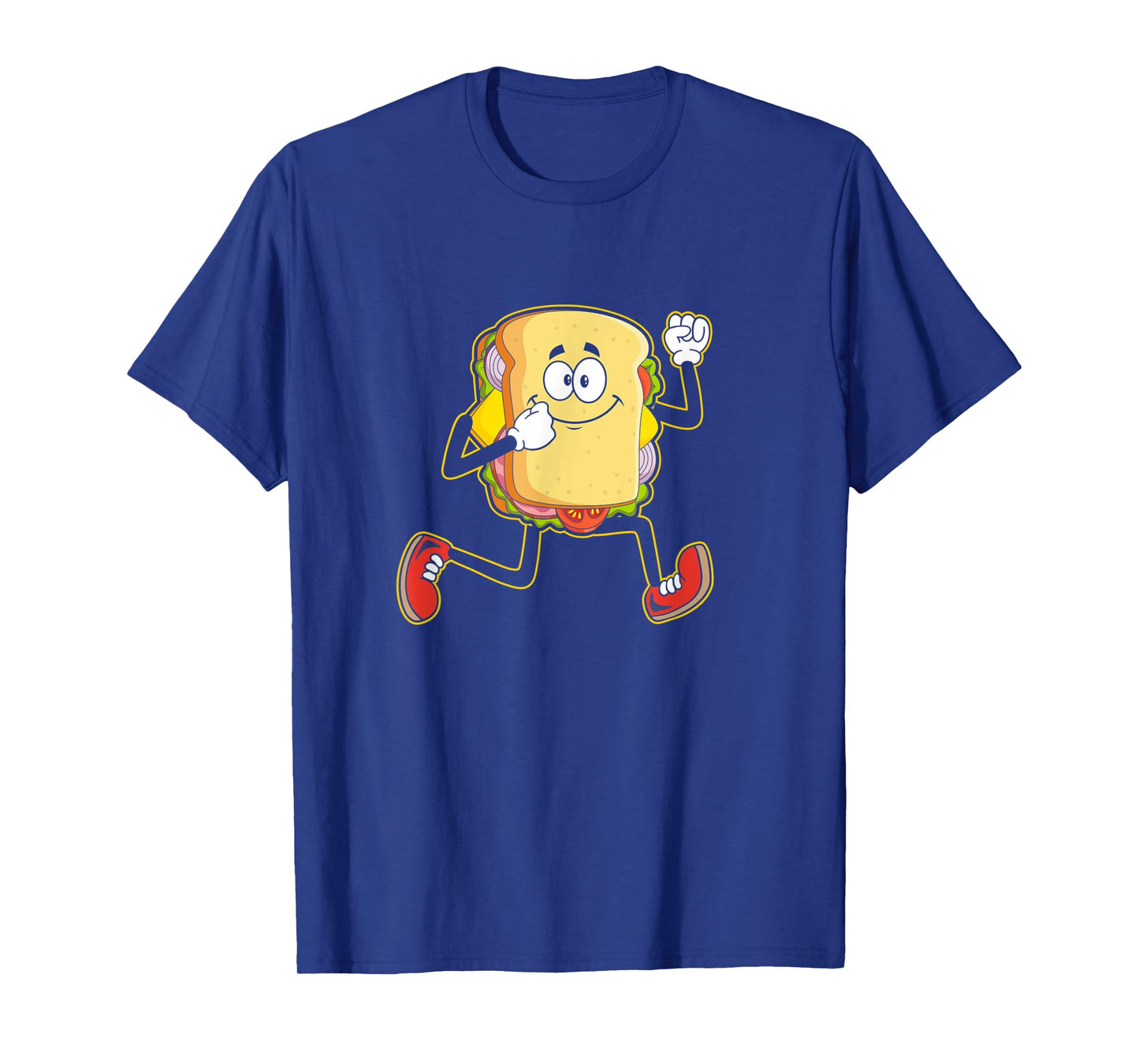 Sandwich Day making Cardio, Foodie Fast Food Running T-Shirt