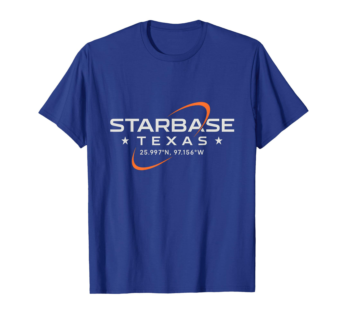 Texas Coordinates Shirt Boca Chica Starbase Minimal Science T-Shirt