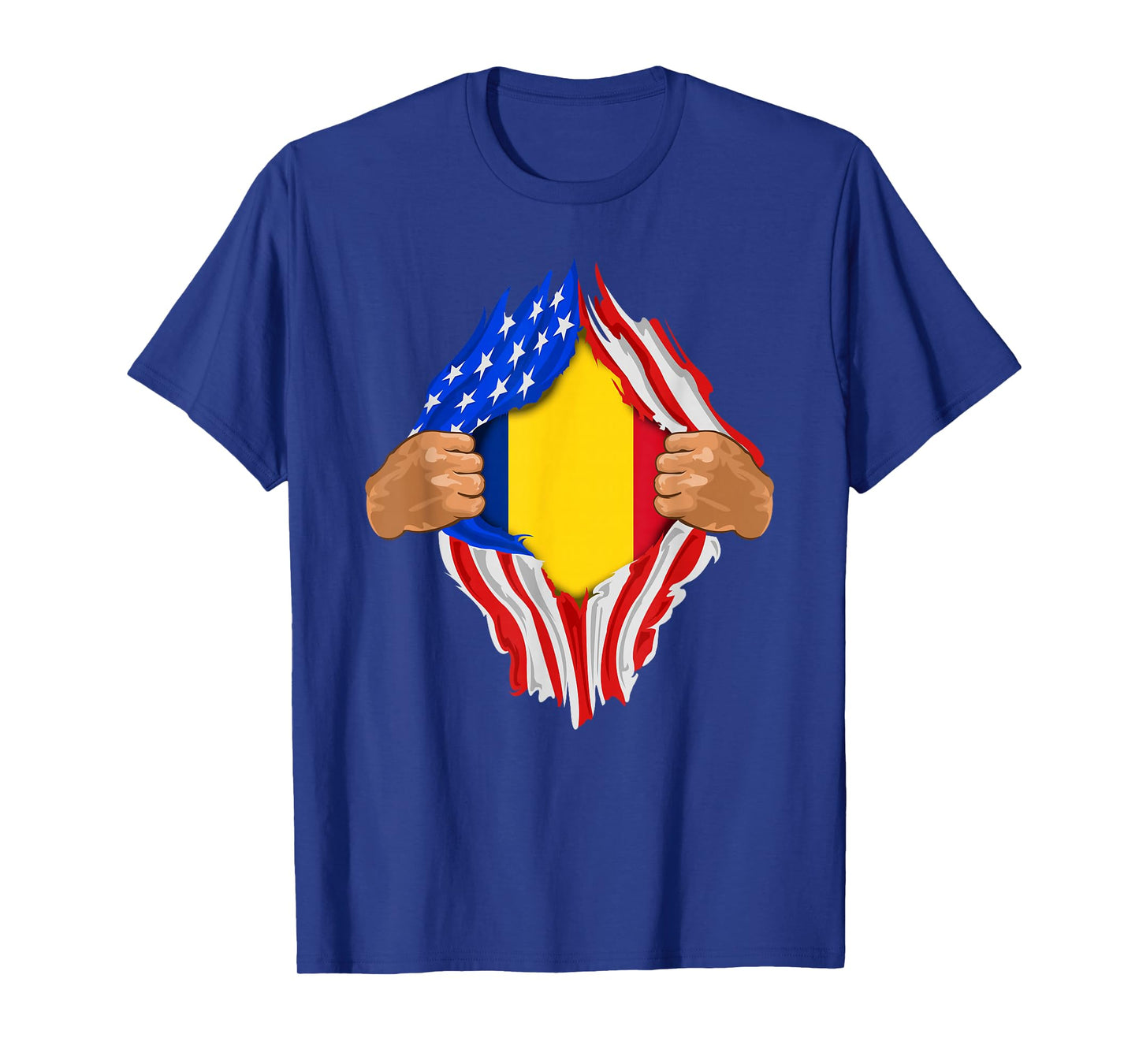 Romanian Blood Inside Me T-Shirt | Romania Flag Gift T-Shirt
