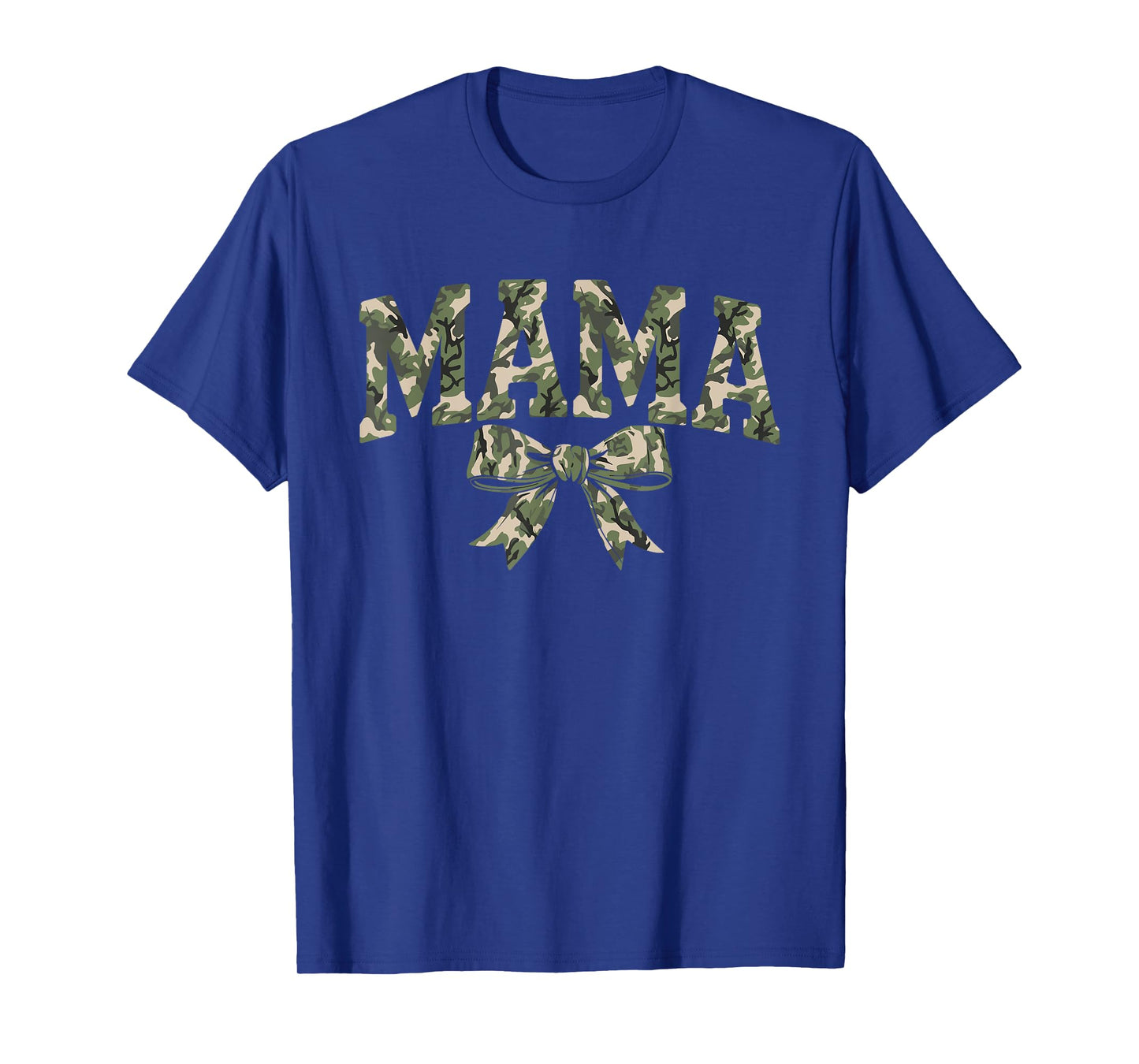 Coquette Camo Bow Mama Camouflage Mom Hunting Mother's Day T-Shirt