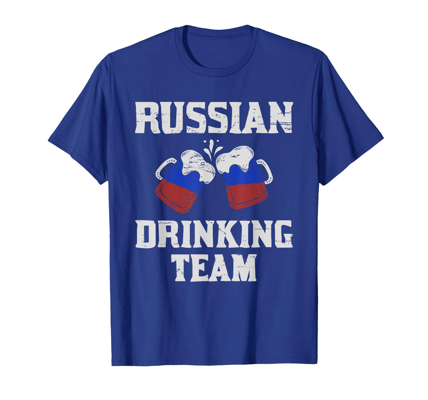 Russia Drinking Team design Russian Flag Country Beer Funny T-Shirt