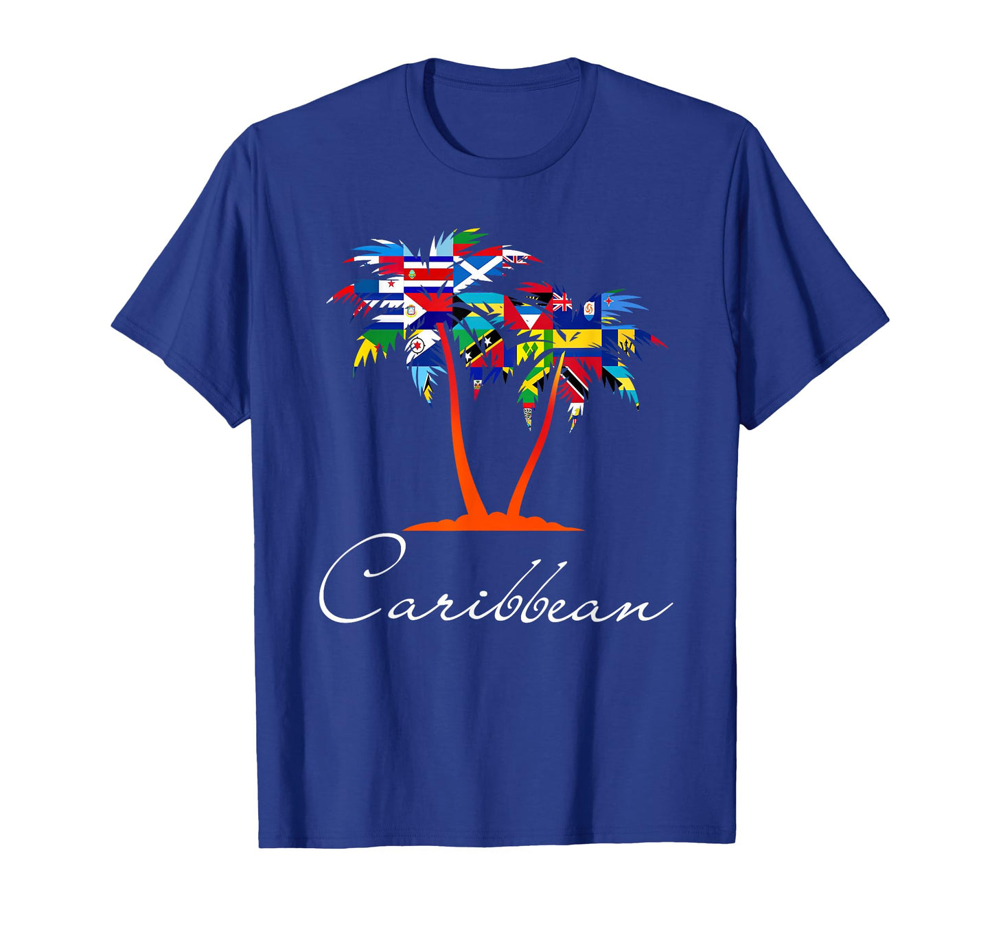 Caribbean Islands Flags, Caribbean Sea Tour T-Shirt