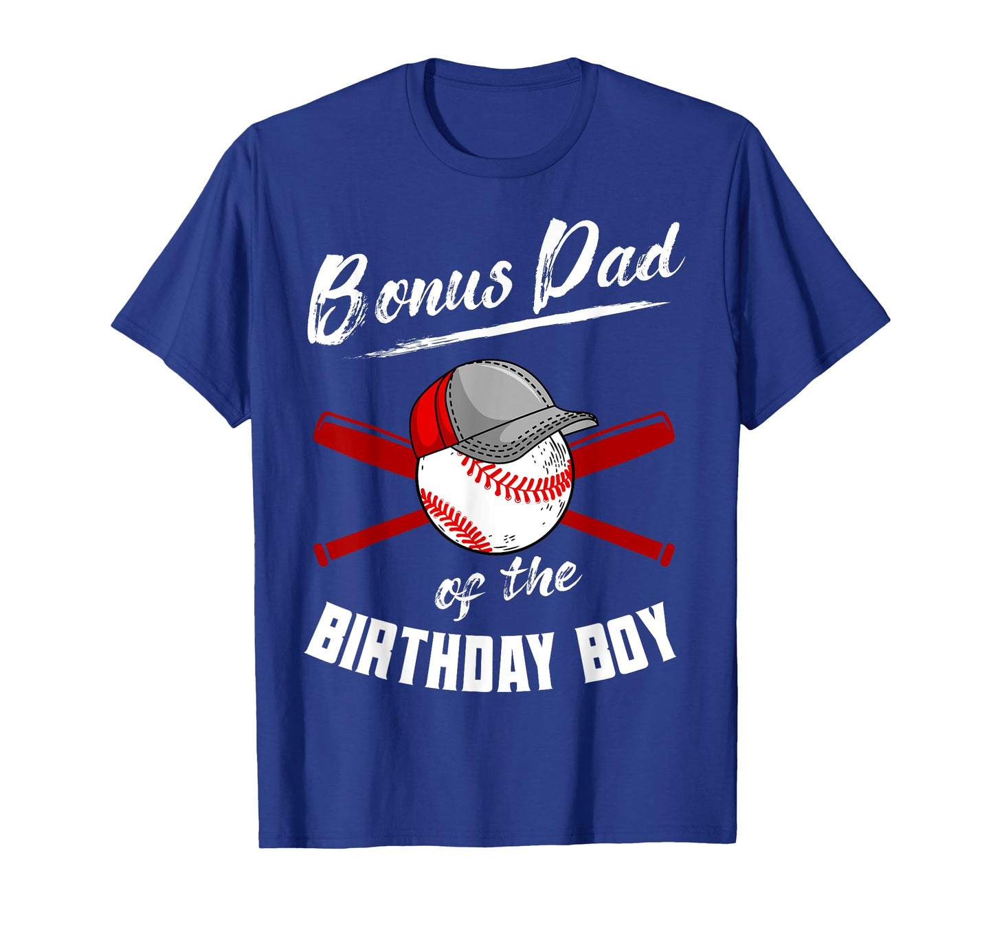 Bonus Dad Of The Birthday Boy Baseball Bday Party T-Shirt