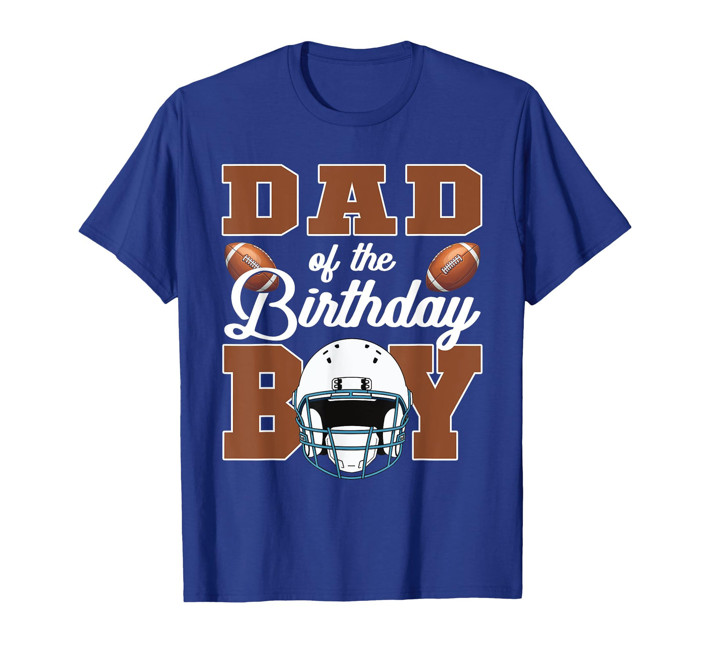 Dad Of The Birthday Boy Football Party Family Matching T-Shirt