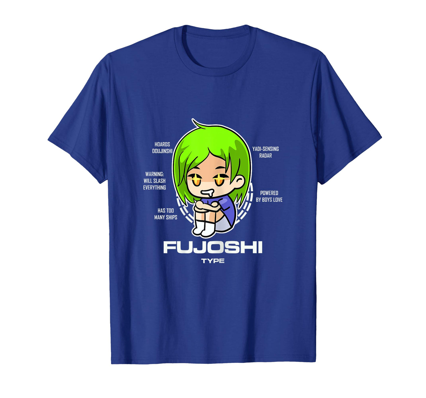 Fujoshi Type Otaku Anime Manga Women T-Shirt