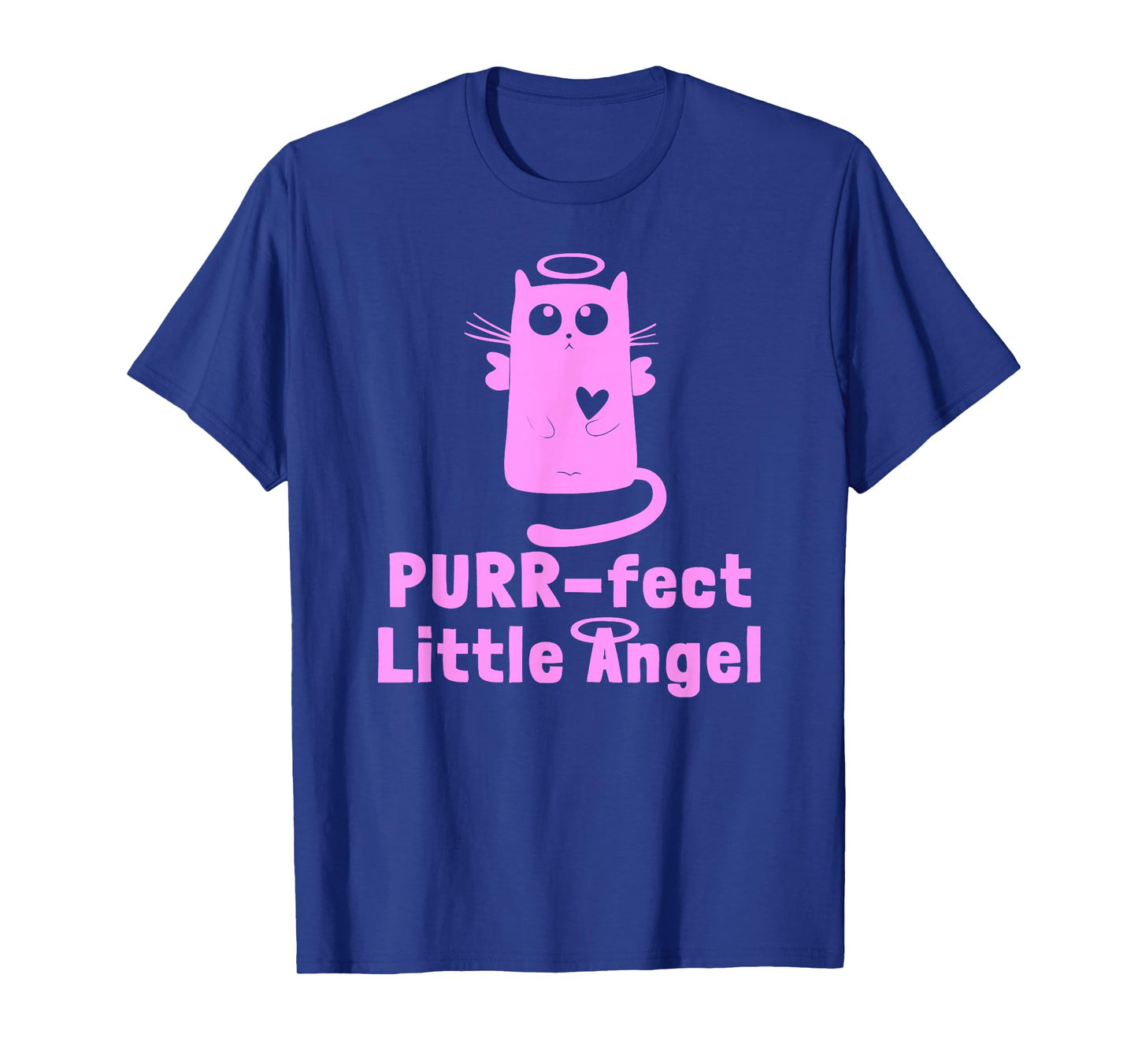 Kitty Angel Kitten Cat Purr-fect Little Angel Perfect Halo T-Shirt