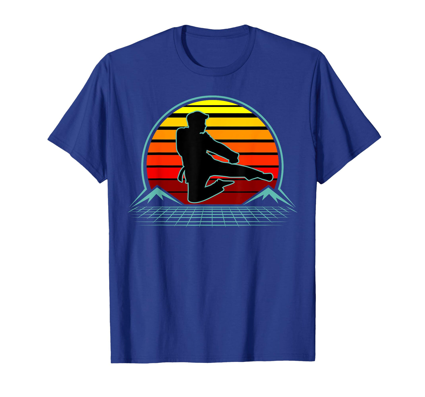 Taekwondo Tae Kwon Do Martial Art Student Teacher Silhouette Men Women Kids T-Shirt