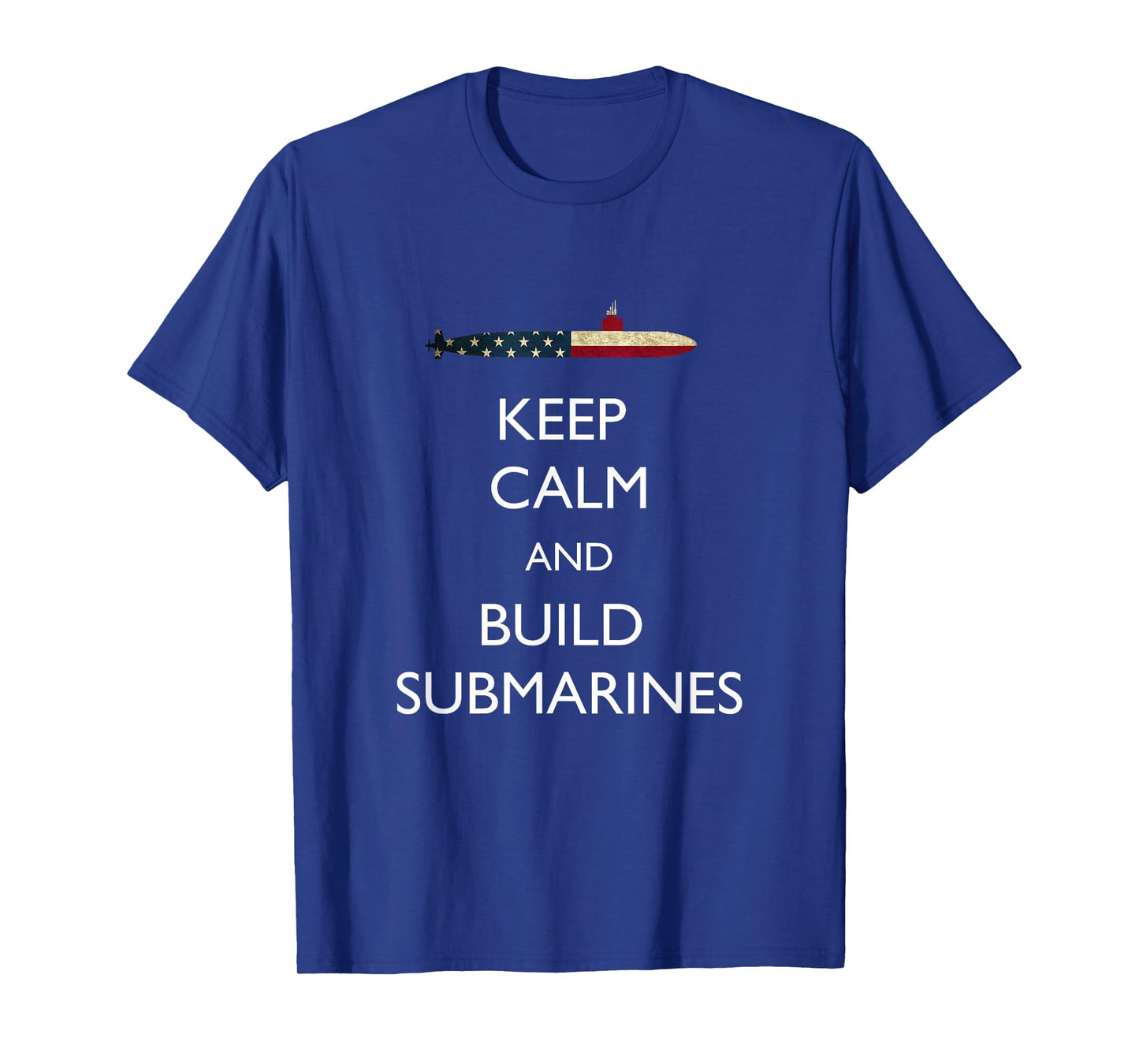 Build Submarines Military T-Shirt Los Angeles Virginia Class T-Shirt