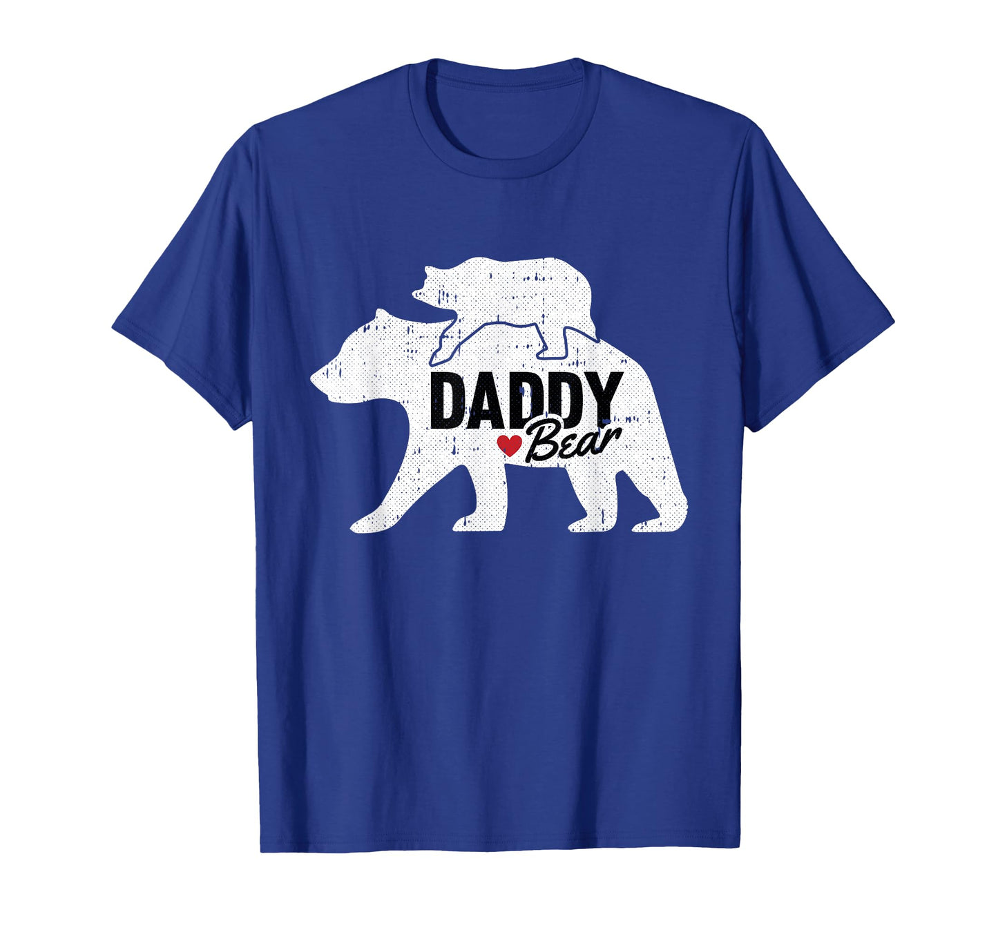 Daddy Bear Fathers Day Cute Baby Cub Papa Dad-a Pops T-Shirt Small