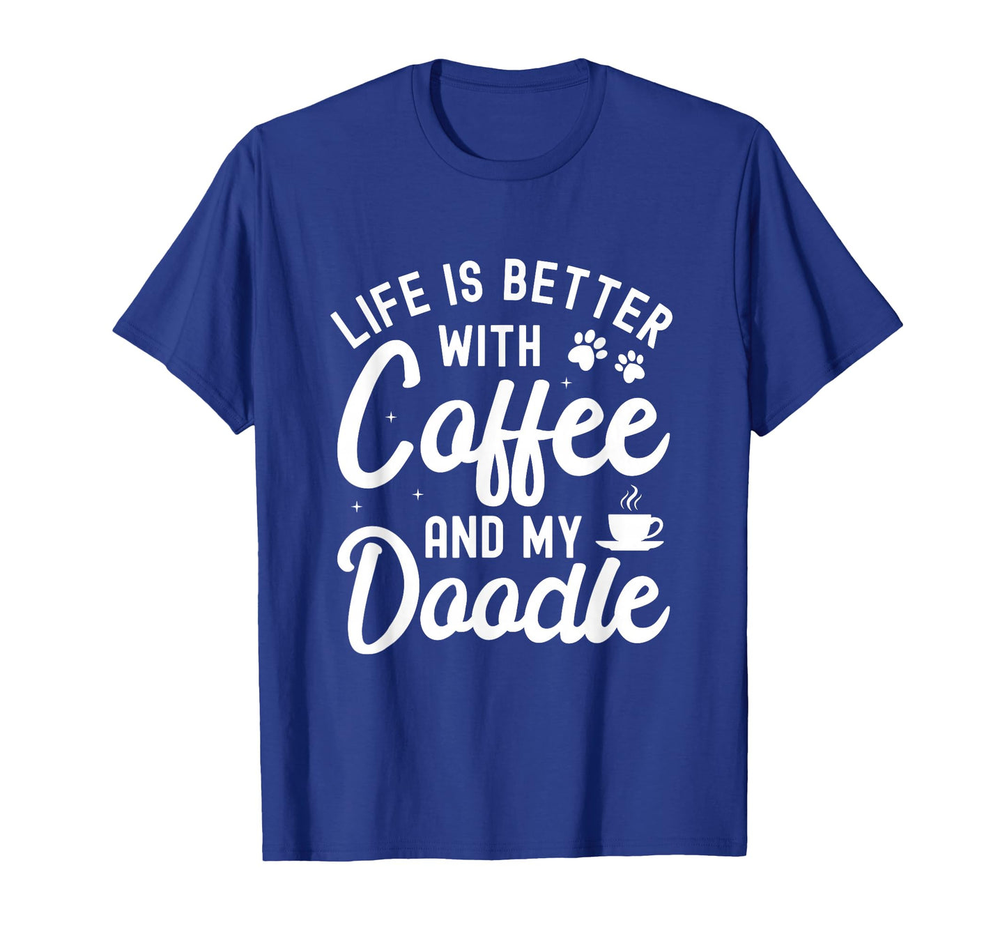 Goldendoodle Dog Owner Coffee Lovers White Golden Doodle T-Shirt